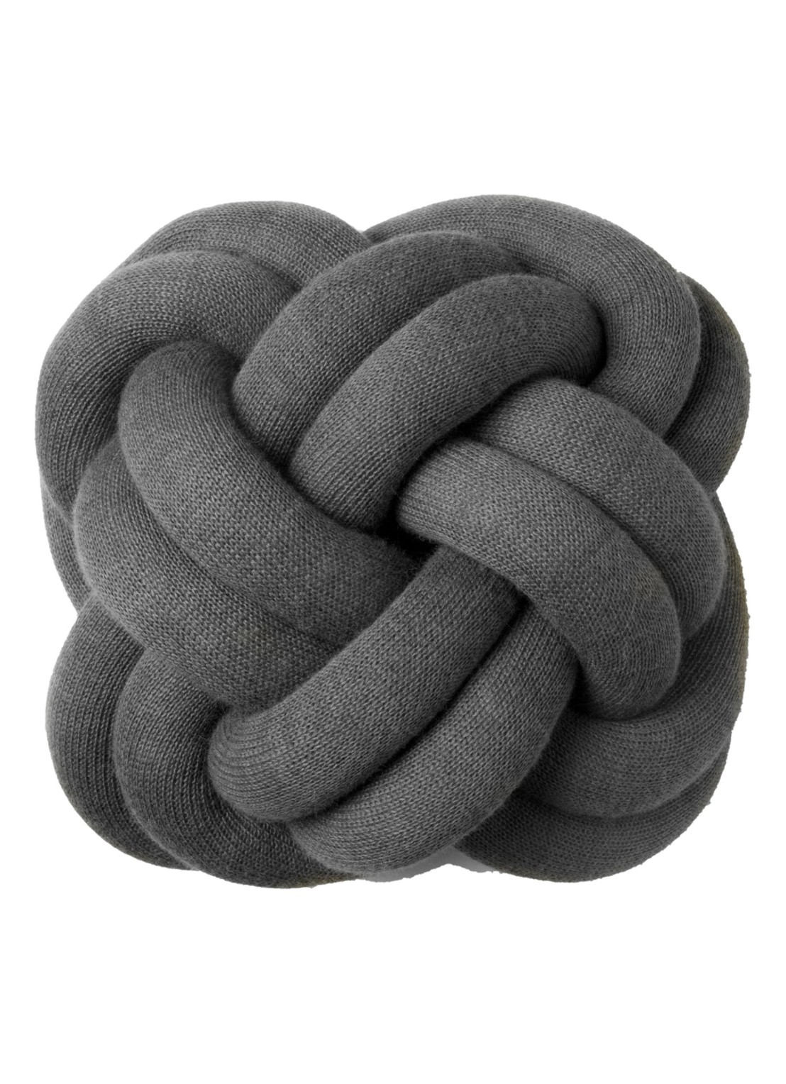 Design House Stockholm Knot kussen 30 x 30 cm - voorkant grijs