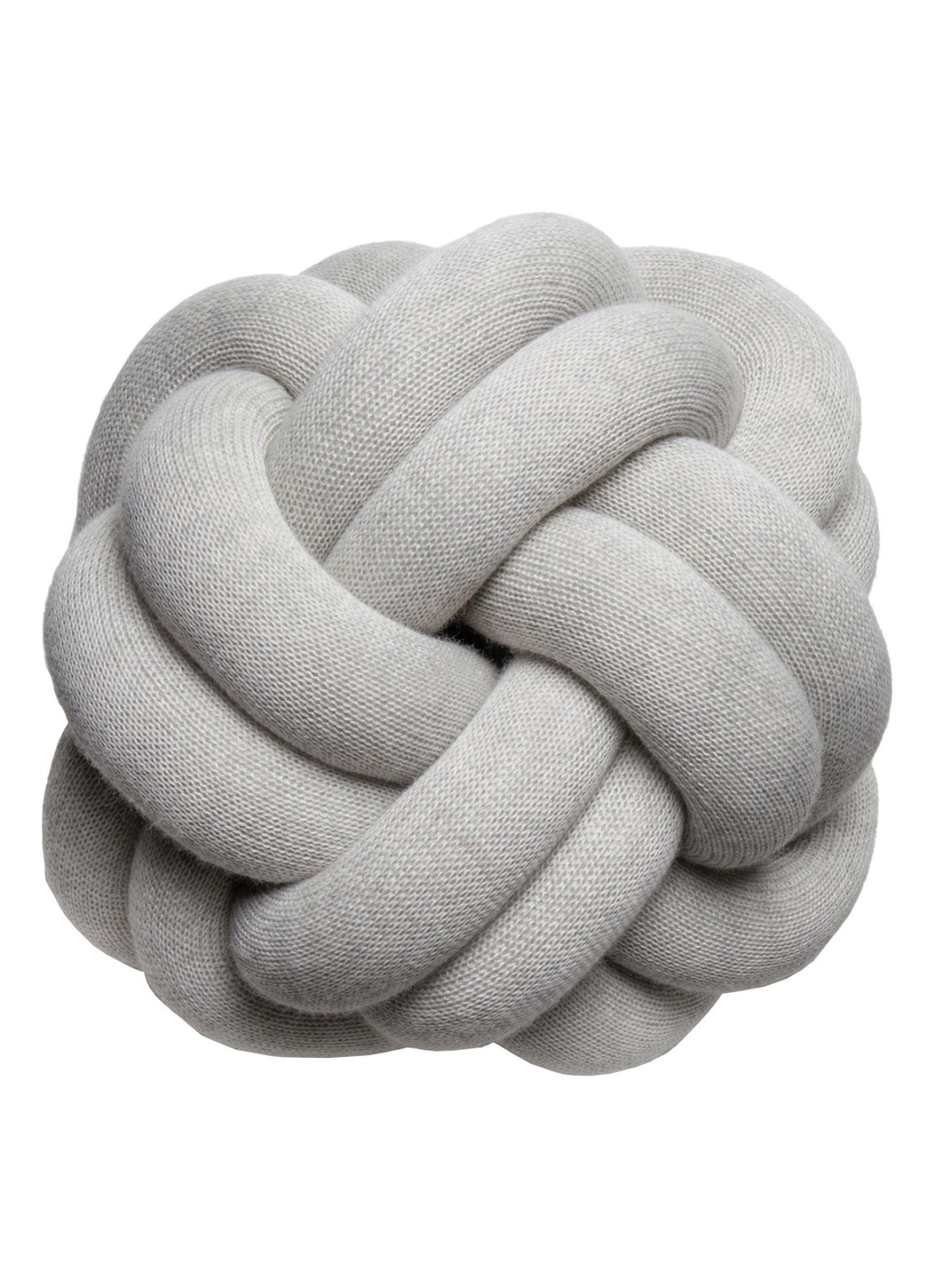 Design House Stockholm Knot kussen 30 x 30 cm - voorkant wit