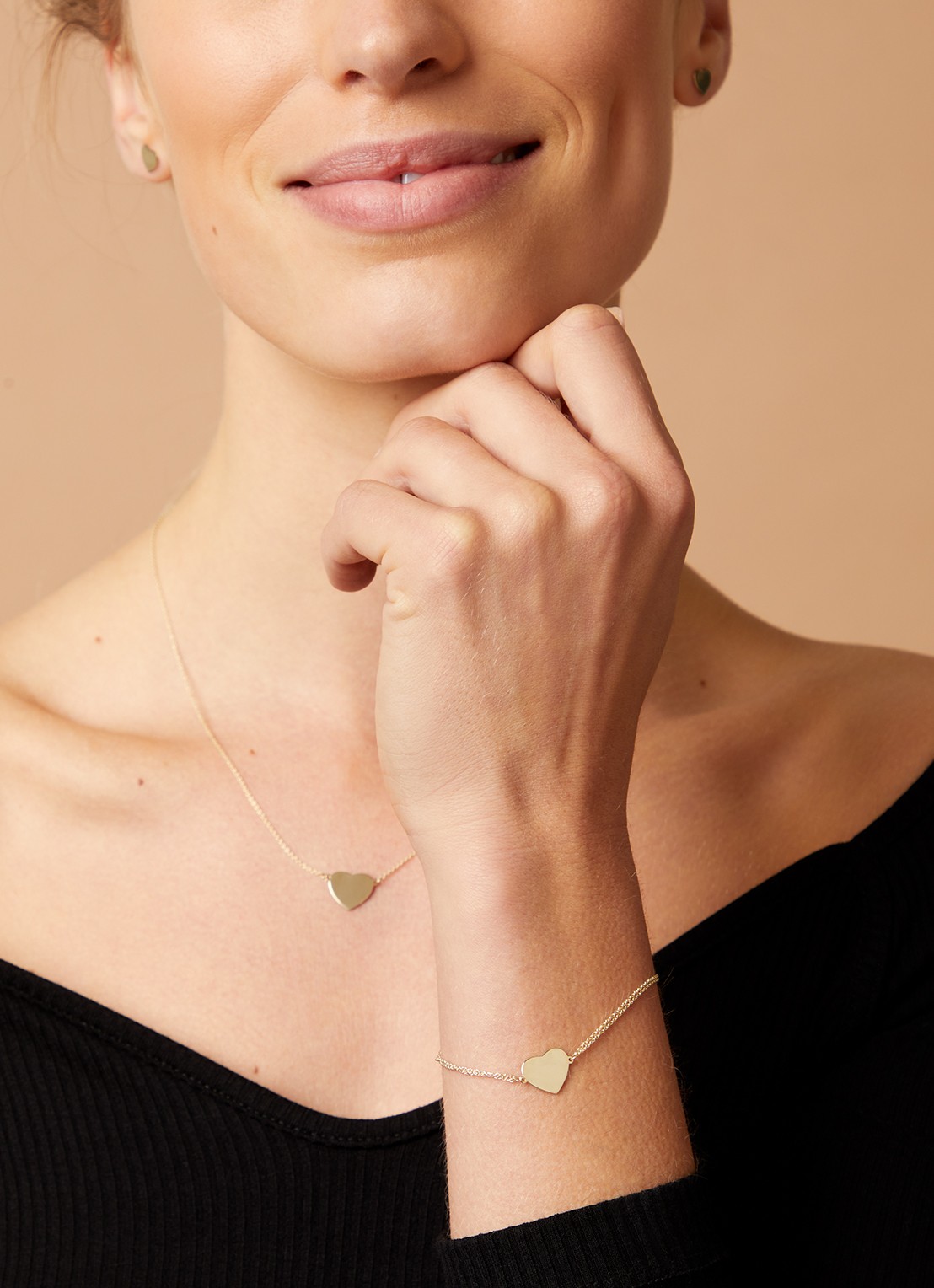 Diamond Point Geelgouden armband Marigold - voorkant 2 geelgoud