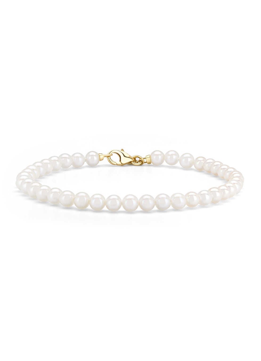 Diamond Point Geelgouden armband Rivièra - voorkant geelgoud