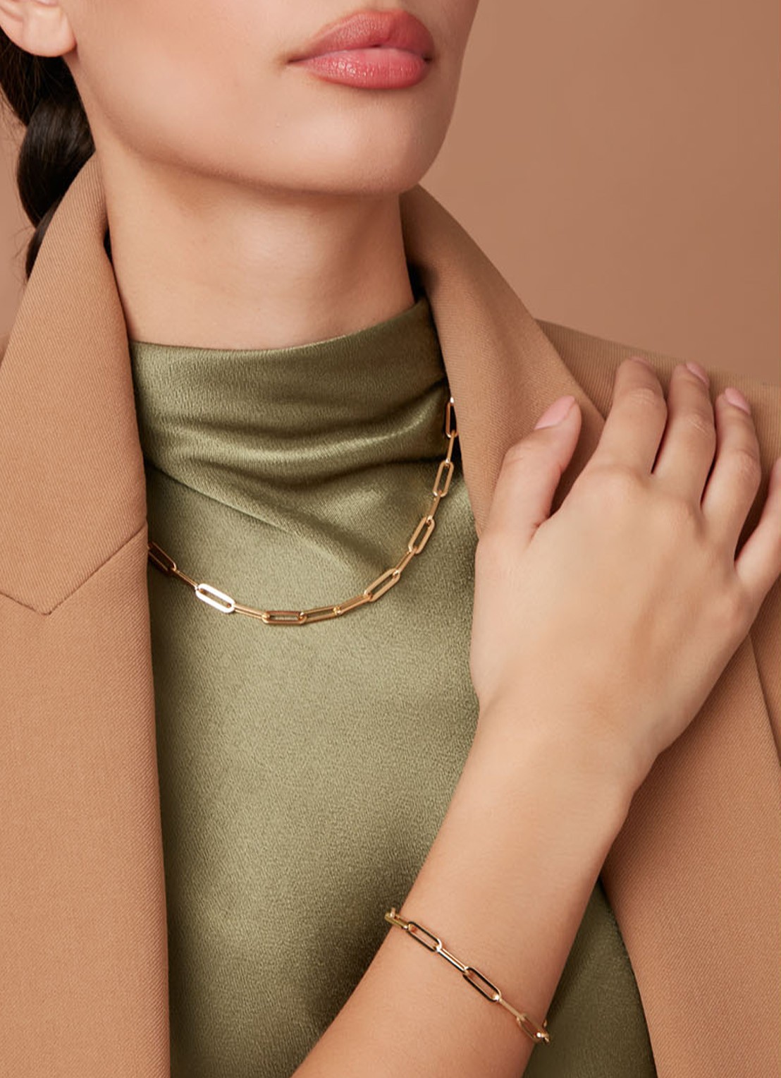Diamond Point Geelgouden armband Timeless Treasures - voorkant 2 geelgoud
