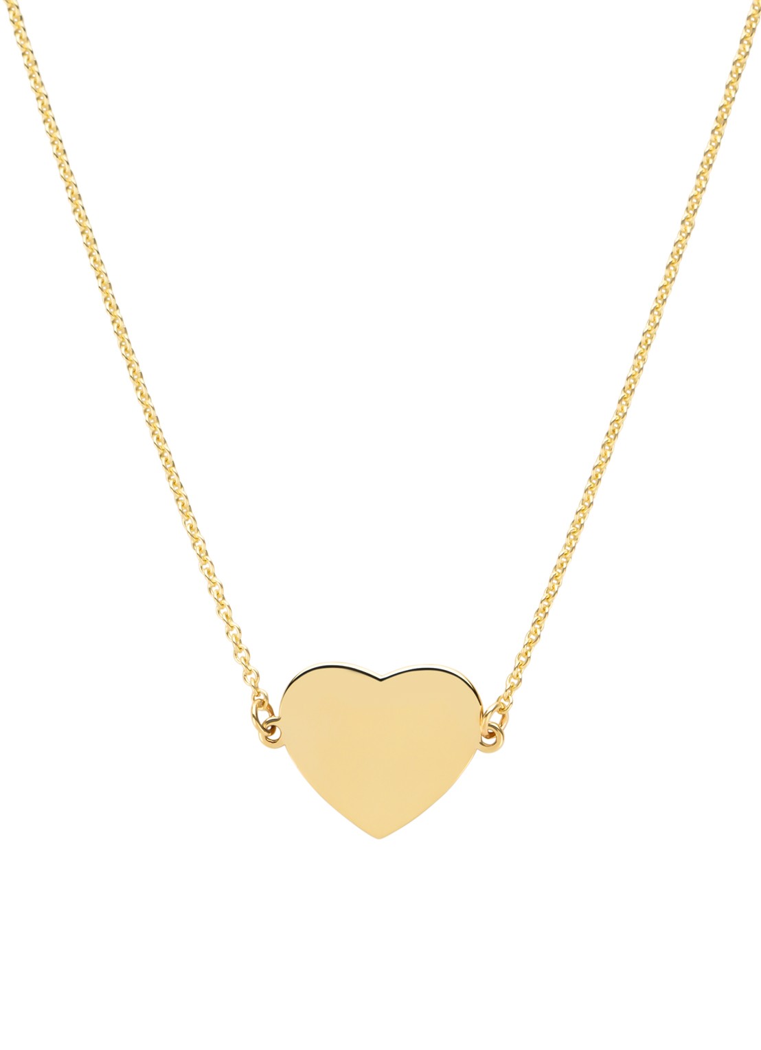 Diamond Point Geelgouden collier Marigold - voorkant geelgoud