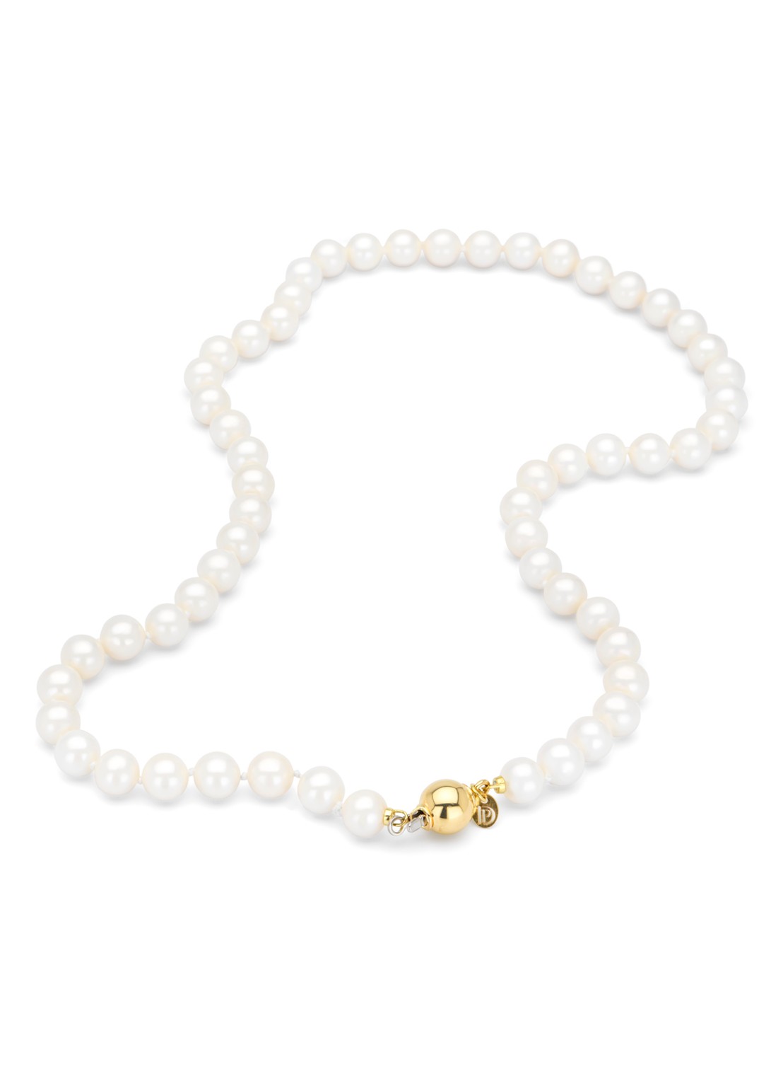 Diamond Point Geelgouden collier Rivièra - detail 4 geelgoud