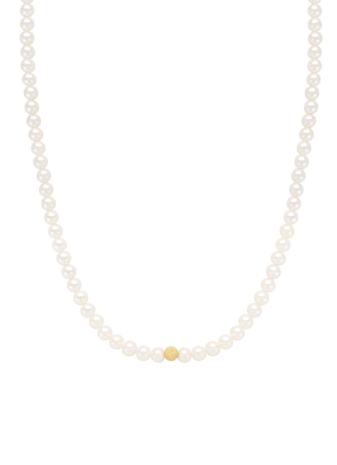 Diamond Point Geelgouden collier Rivièra - voorkant 3 geelgoud