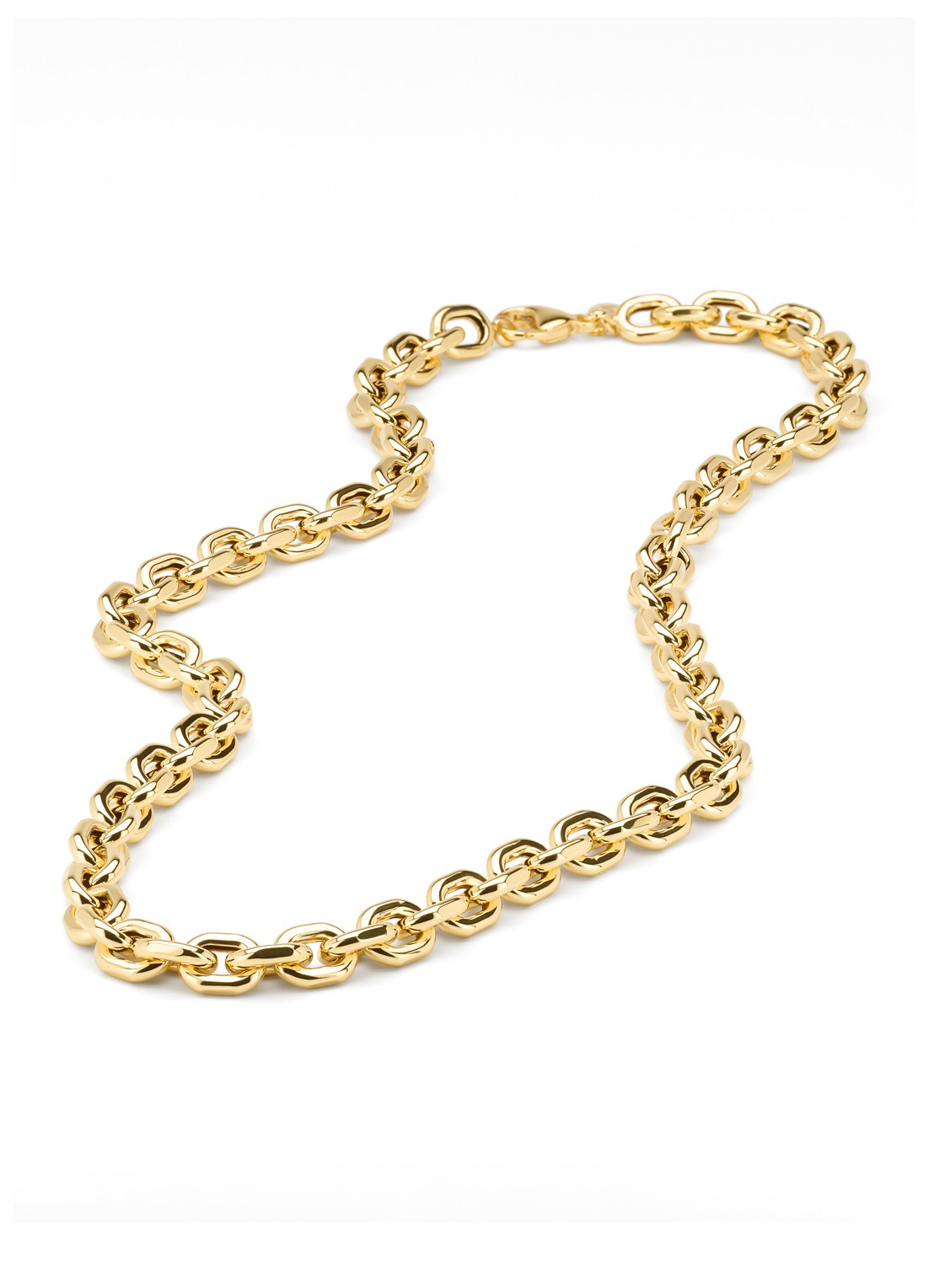 Diamond Point Geelgouden collier Timeless Treasures 45 cm - detail 3 geelgoud