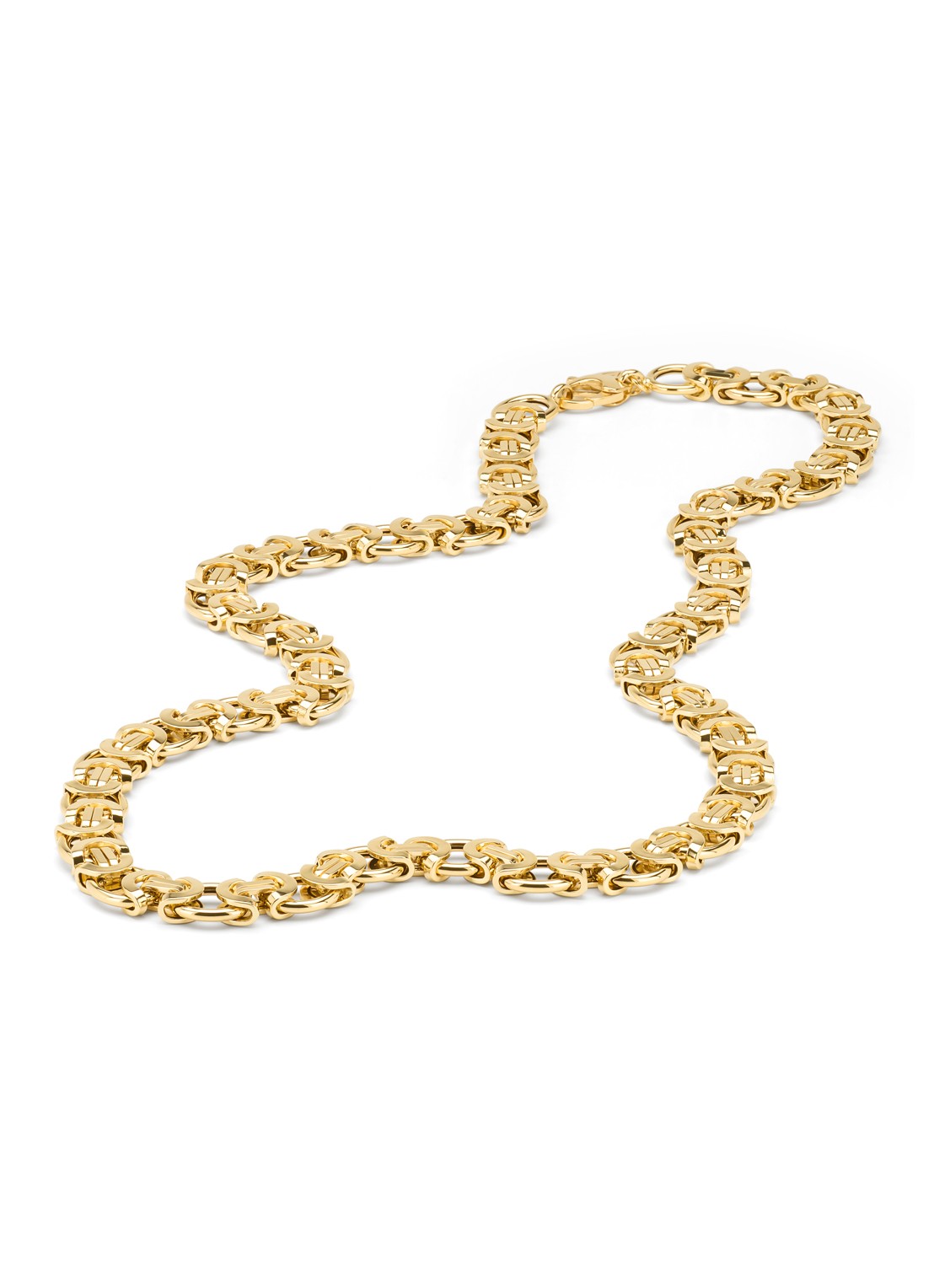 Diamond Point Geelgouden collier Timeless Treasures 45 cm - detail 2 geelgoud