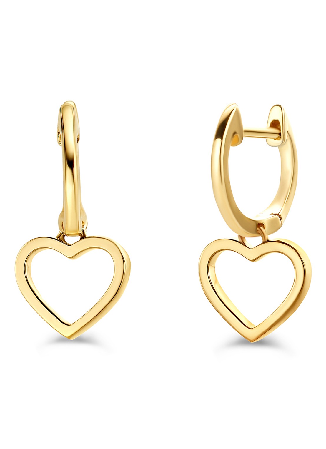 Diamond Point Geelgouden oorsieraden Dreamer - voorkant geelgoud