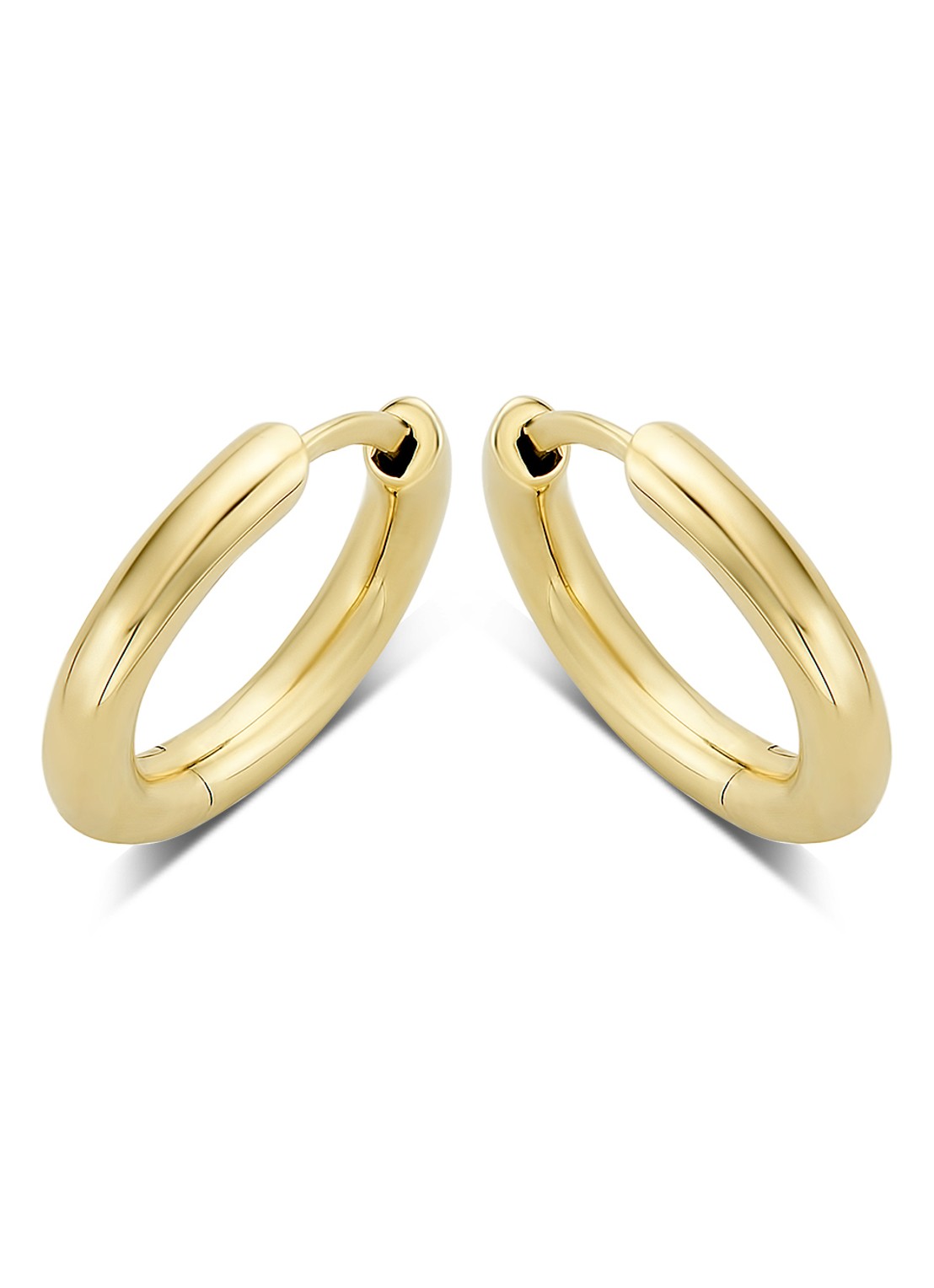 Diamond Point Geelgouden oorsieraden Timeless Treasures - voorkant geelgoud