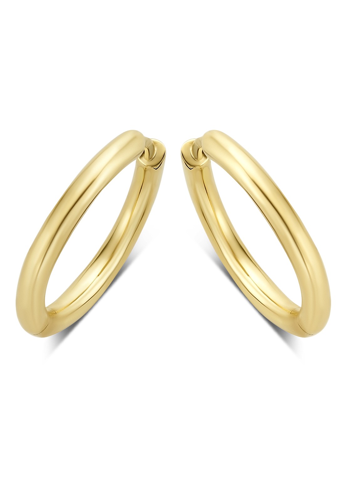 Diamond Point Geelgouden oorsieraden Timeless Treasures - voorkant geelgoud