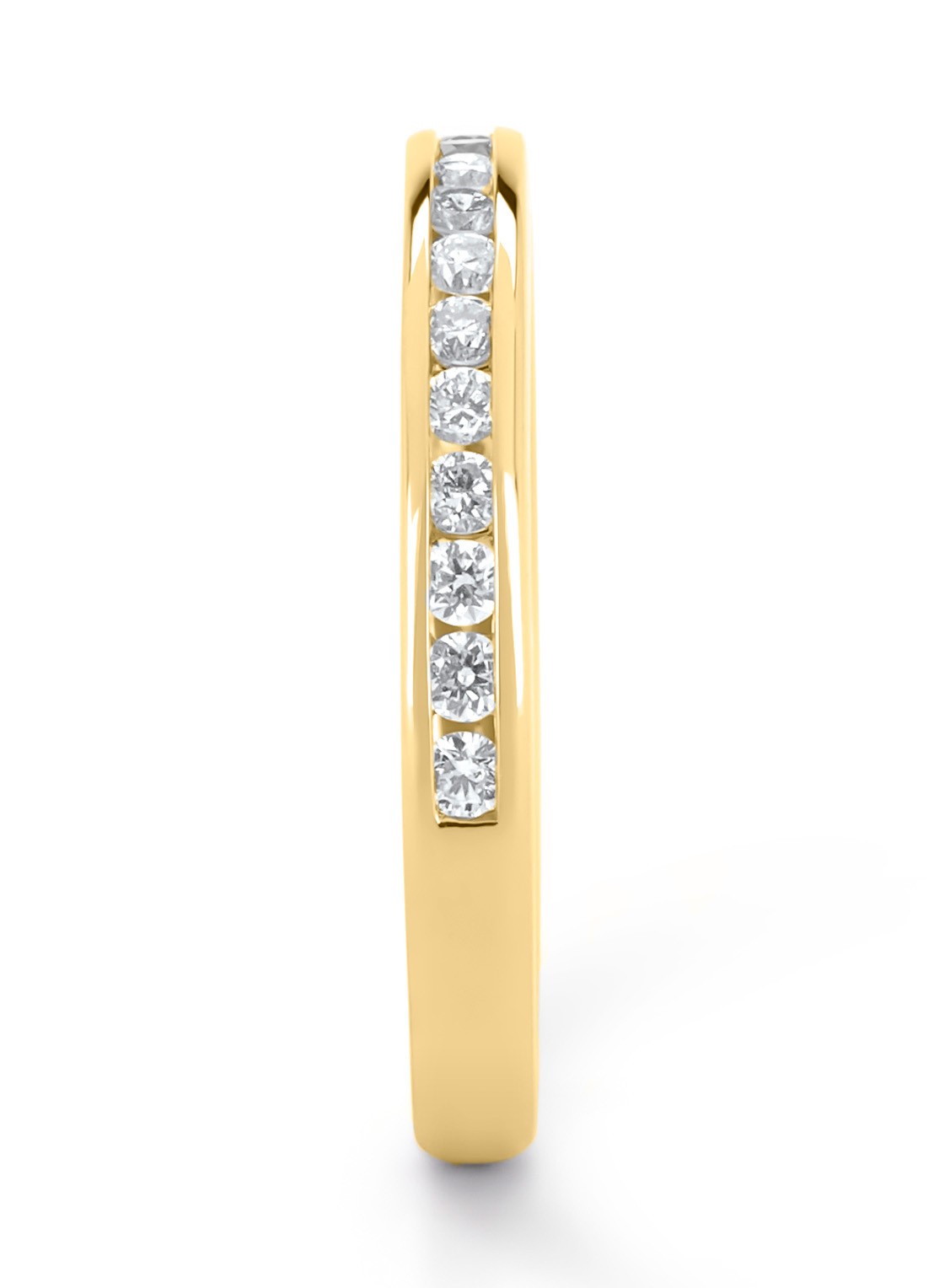 Diamond Point Geelgouden ring, 0.33 ct diamant, Perfect Match - detail 5 geelgoud