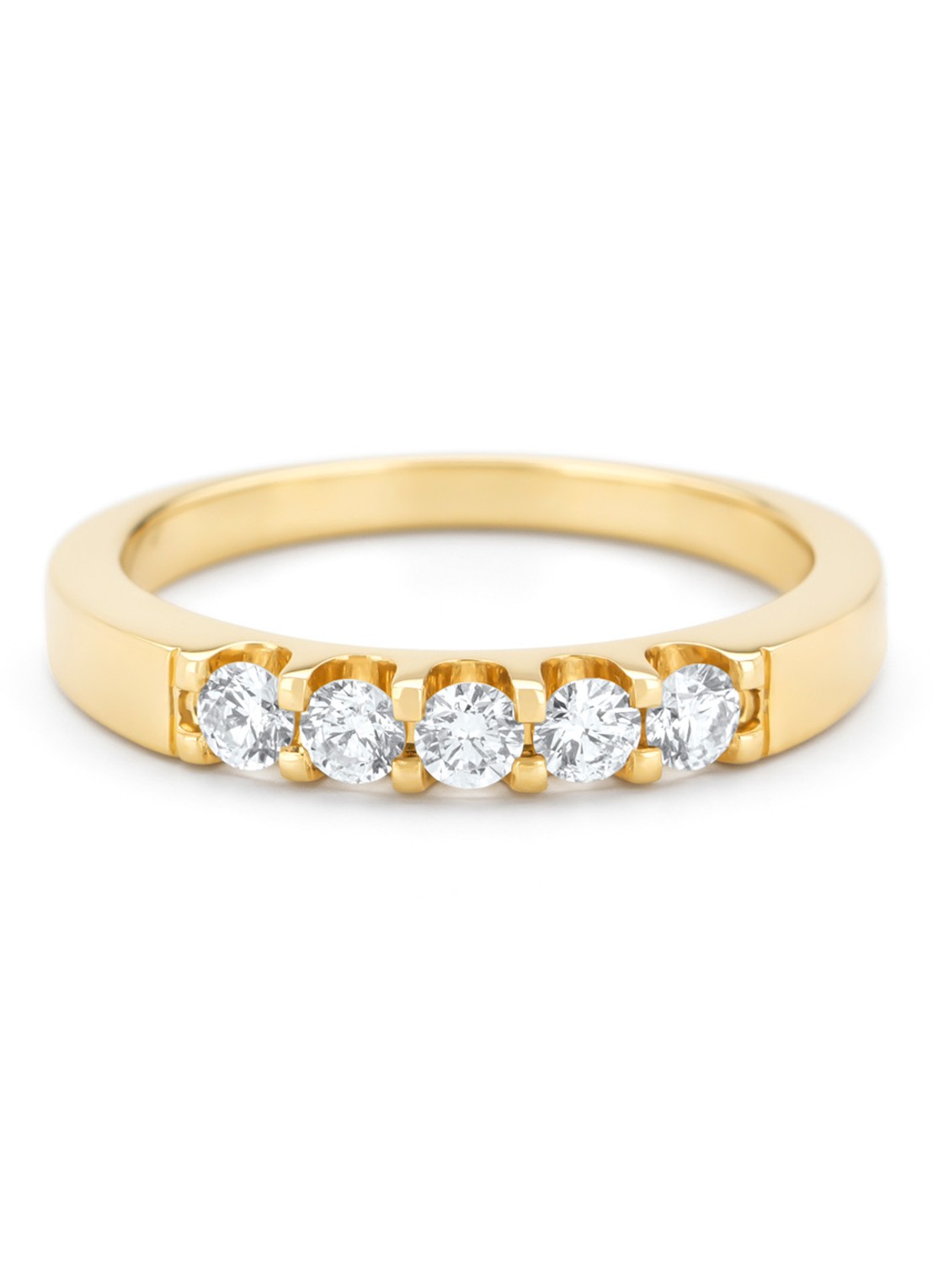 Diamond Point Geelgouden ring, 0.35 ct diamant, Wedding - detail 4 geelgoud