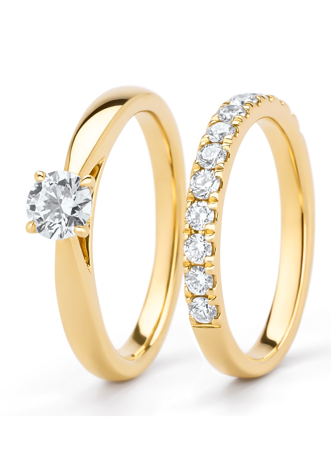 Diamond Point Geelgouden ring, 0.50 ct diamant, Perfect Match - detail 3 geelgoud