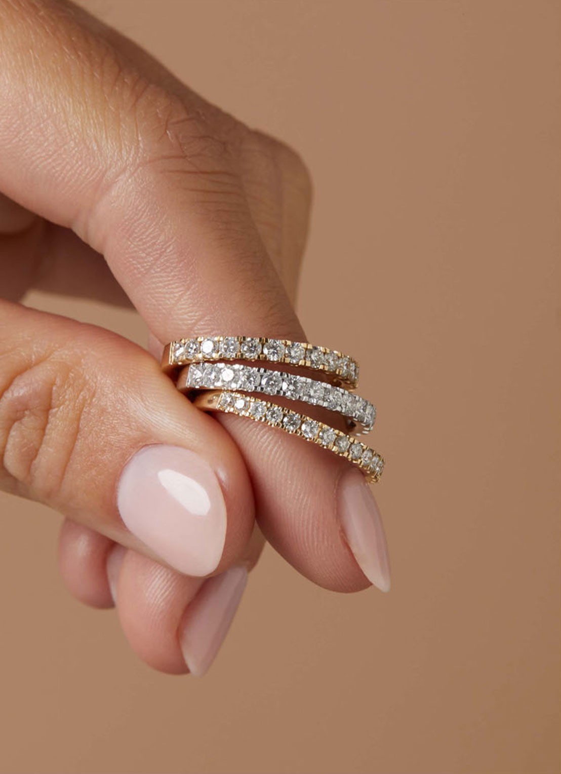 Diamond Point Geelgouden ring 0.52 ct diamant Wedding - detail geelgoud