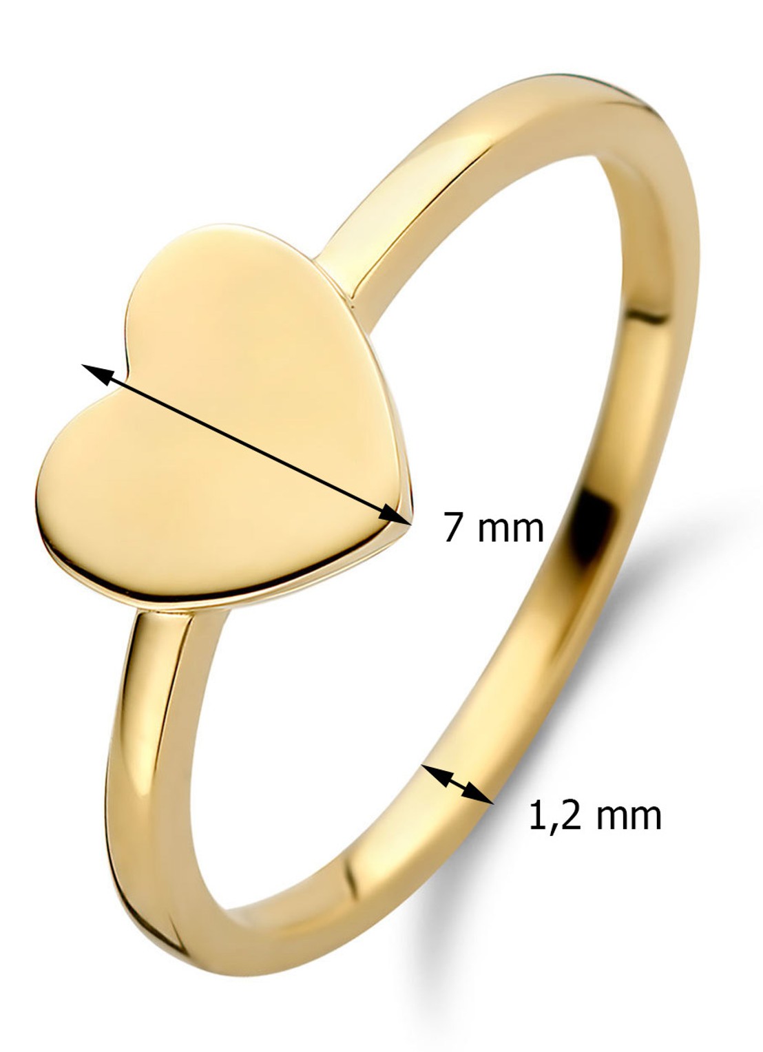 Diamond Point Geelgouden ring Dreamer - detail 2 geelgoud