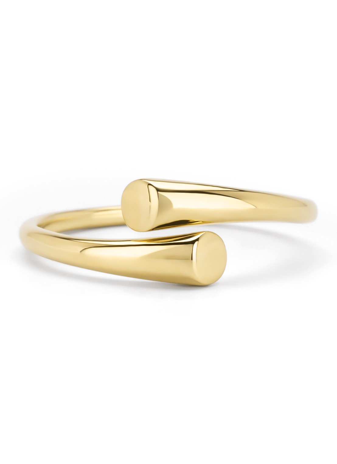Diamond Point Geelgouden ring Starlight - achterkant 4 geelgoud