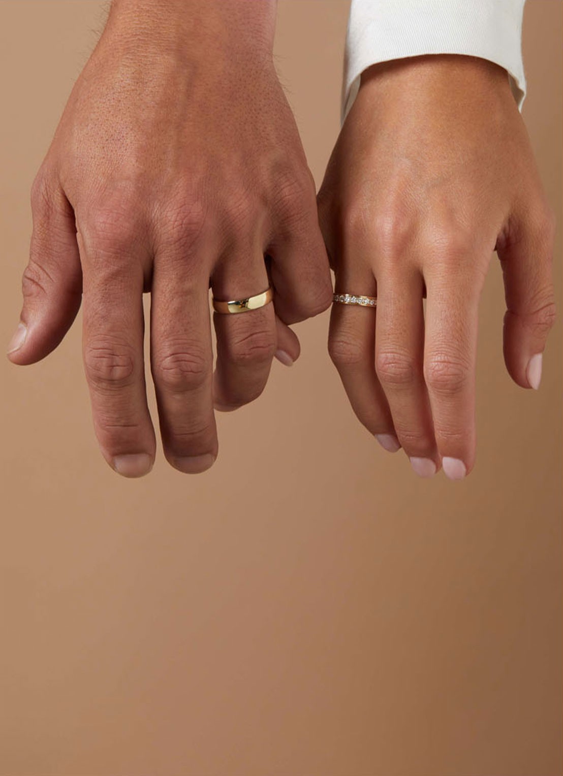 Diamond Point Geelgouden ring Wedding - detail 3 geelgoud