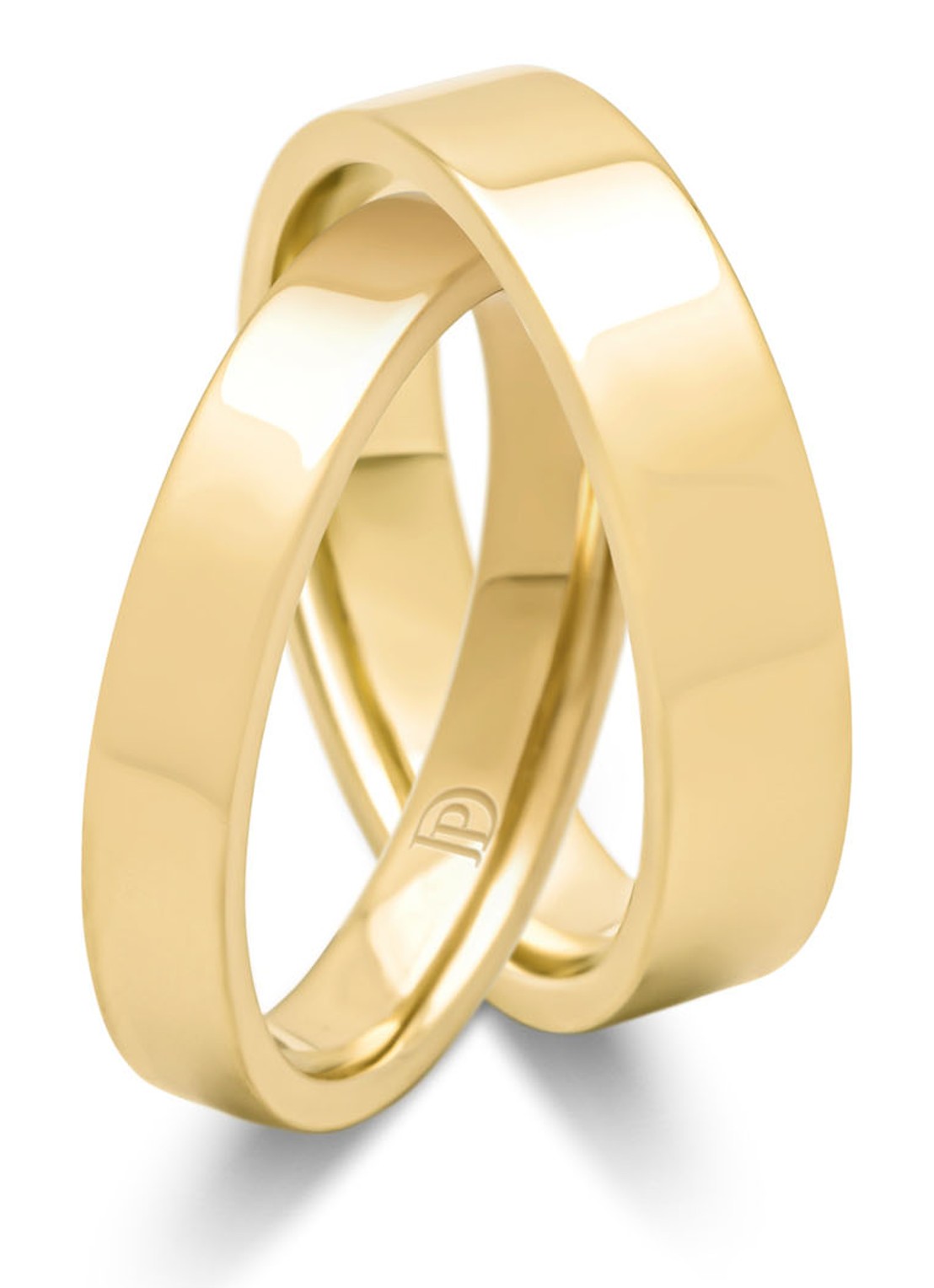 Diamond Point Geelgouden ring Wedding - detail 3 geelgoud