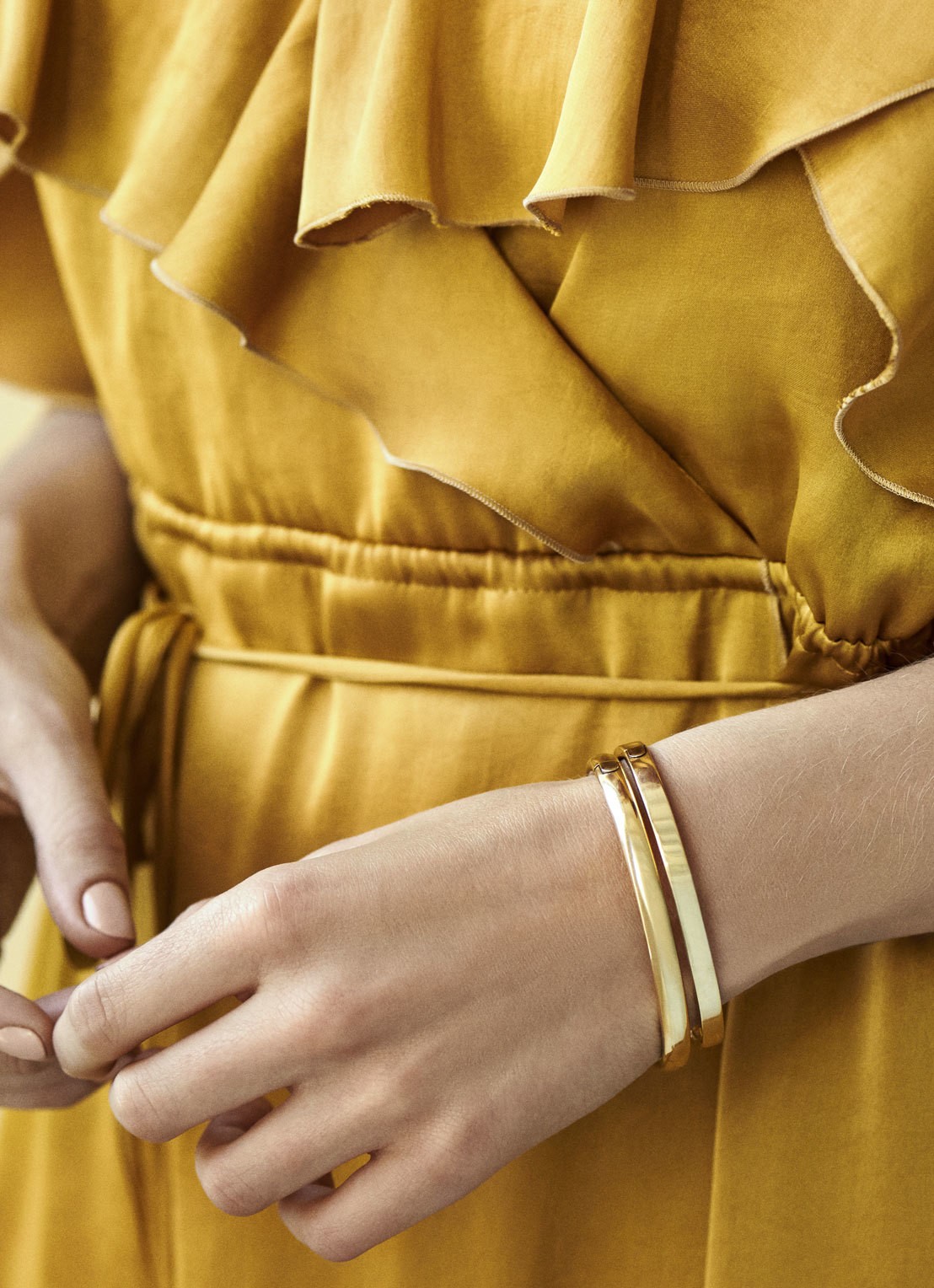 Diamond Point Gouden armband Timeless Treasures - detail 3 geelgoud