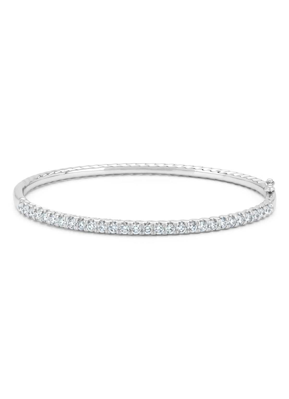 Diamond Point Witgouden armband, 1.52 ct diamant, Gallery - voorkant 2 witgoud