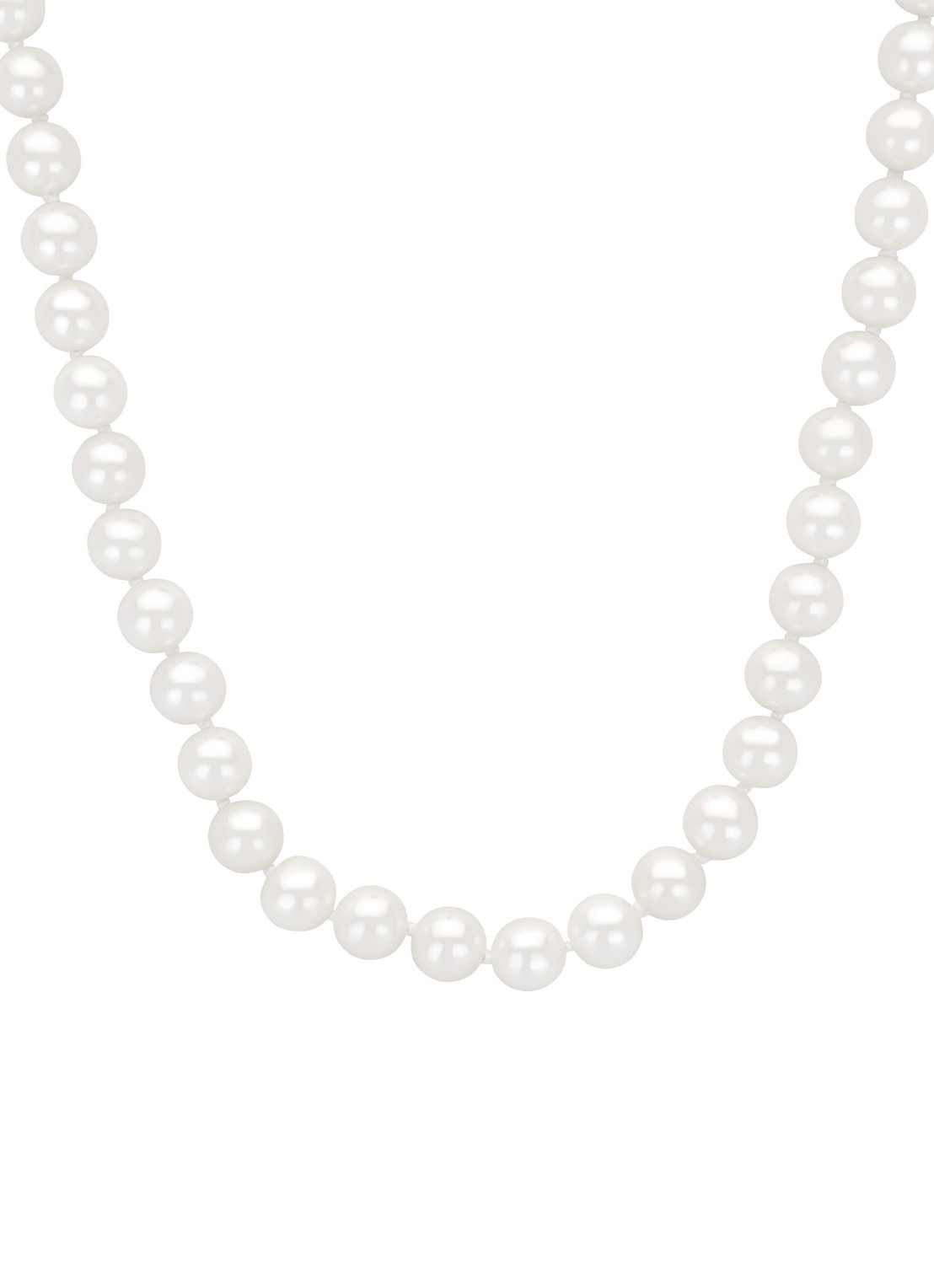 Diamond Point Witgouden collier Rivièra - detail 2 witgoud
