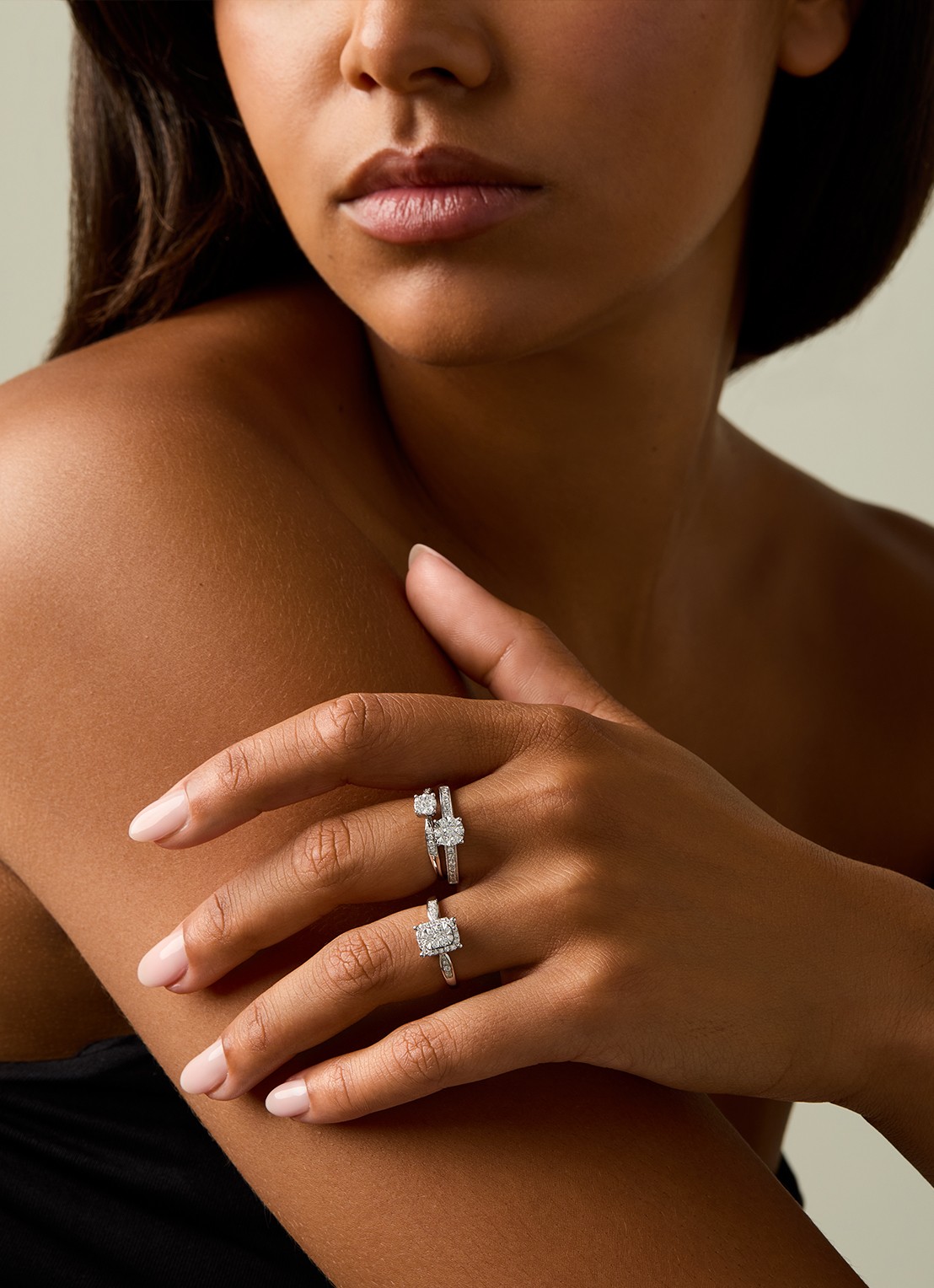 Diamond Point Witgouden ring, 0.20 ct diamant, Enchanted - detail 4 witgoud