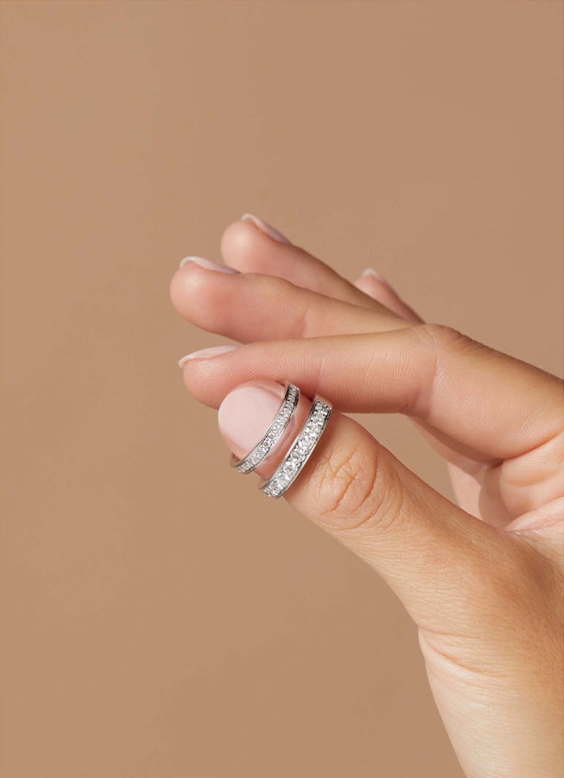 Diamond Point Witgouden ring 0.27 ct diamant Wedding - detail witgoud