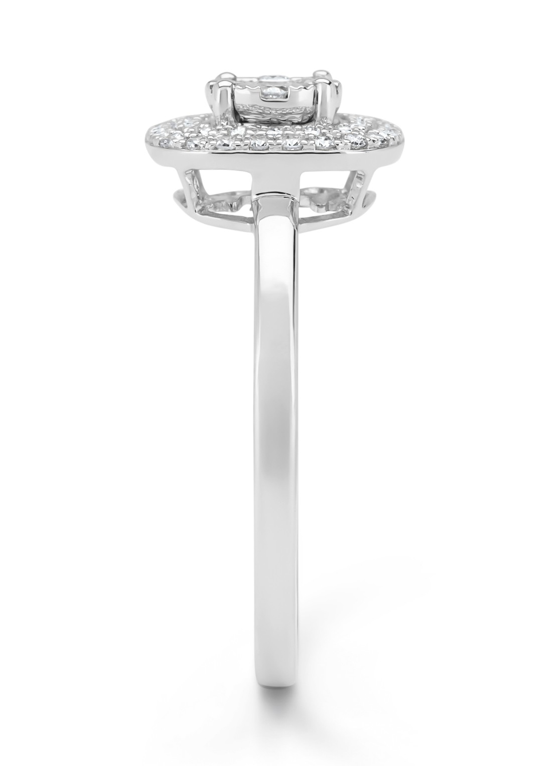 Diamond Point Witgouden ring, 0.31 ct diamant, Enchanted - detail 3 witgoud