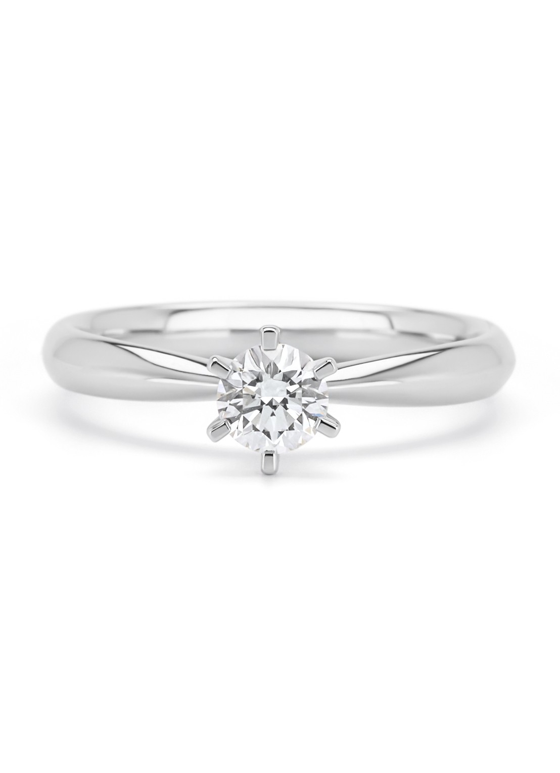 Diamond Point Witgouden ring, 0.40 ct diamant, Perfect Match - detail 2 witgoud