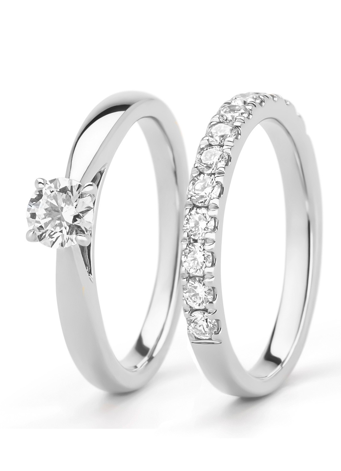 Diamond Point Witgouden ring, 0.40 ct diamant, Perfect Match - detail 3 witgoud