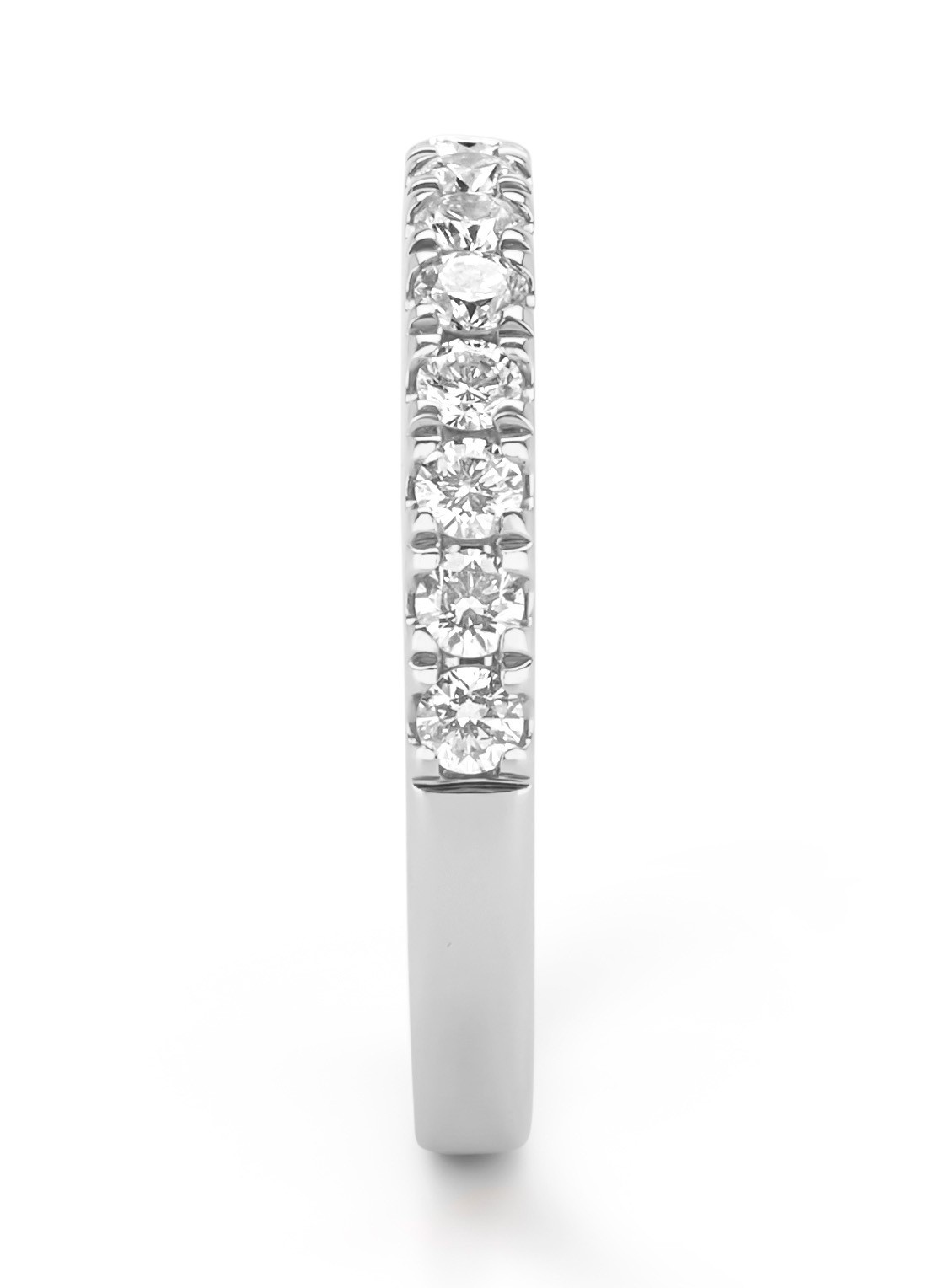 Diamond Point Witgouden ring, 0.50 ct diamant, Perfect Match - achterkant 3 witgoud
