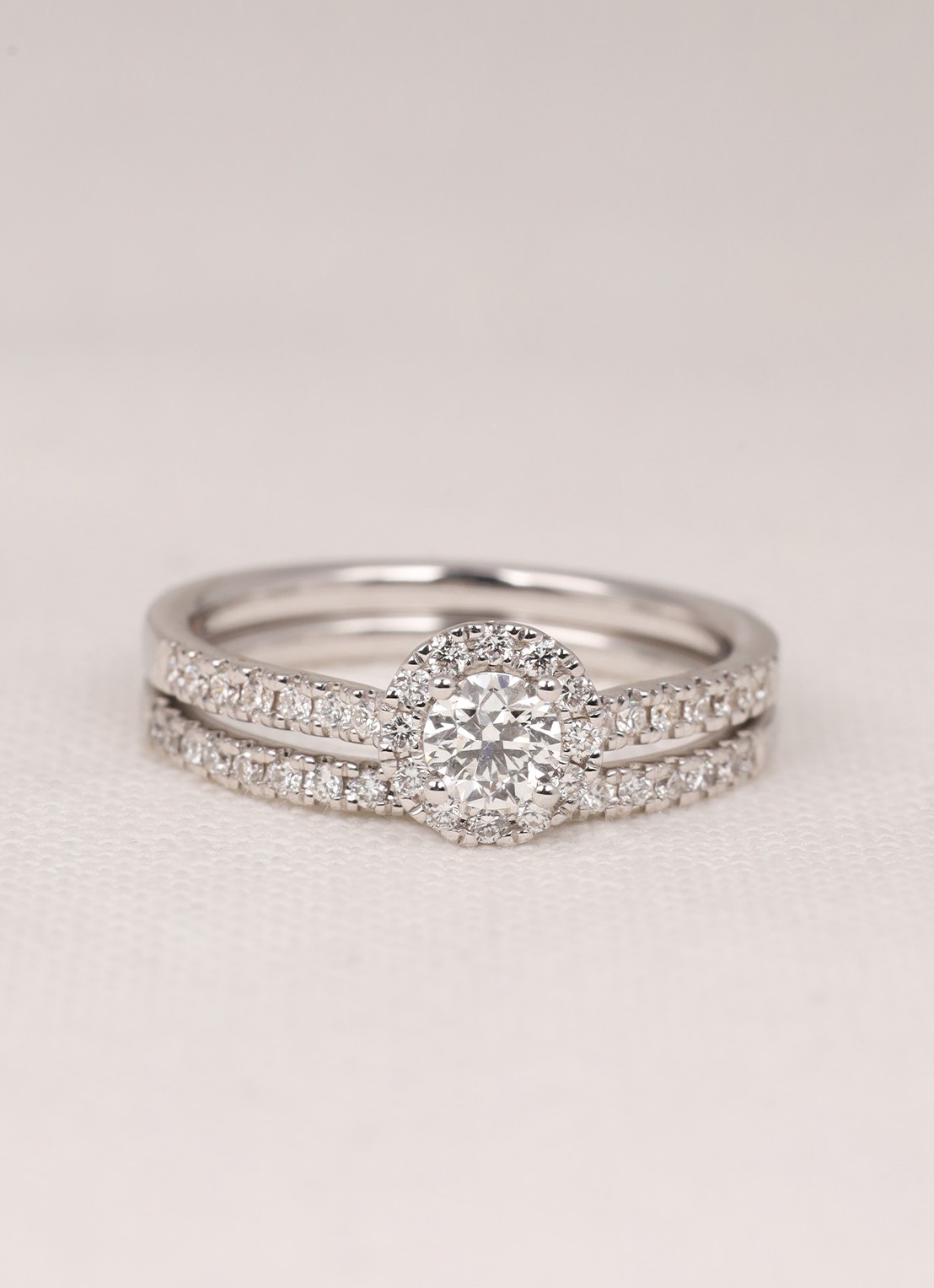 Diamond Point Witgouden ring, 0.50 ct diamant, Perfect Match - detail 4 witgoud