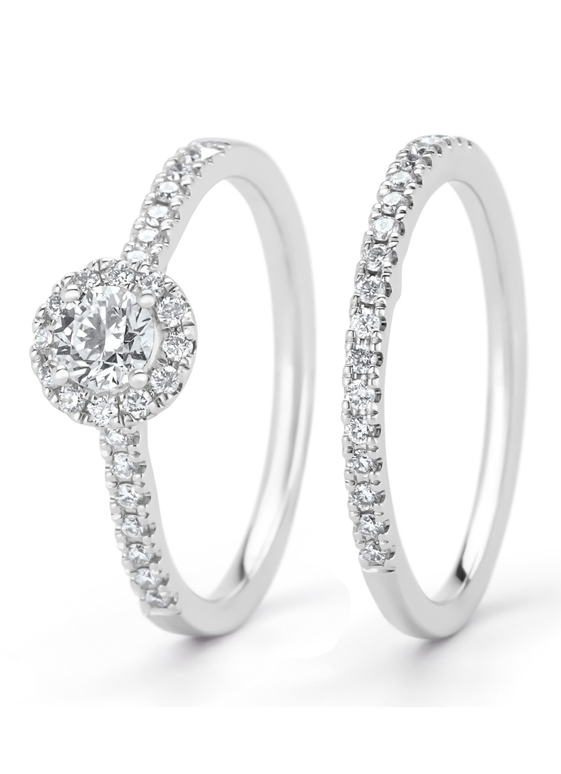 Diamond Point Witgouden ring, 0.50 ct diamant, Perfect Match - detail 6 witgoud