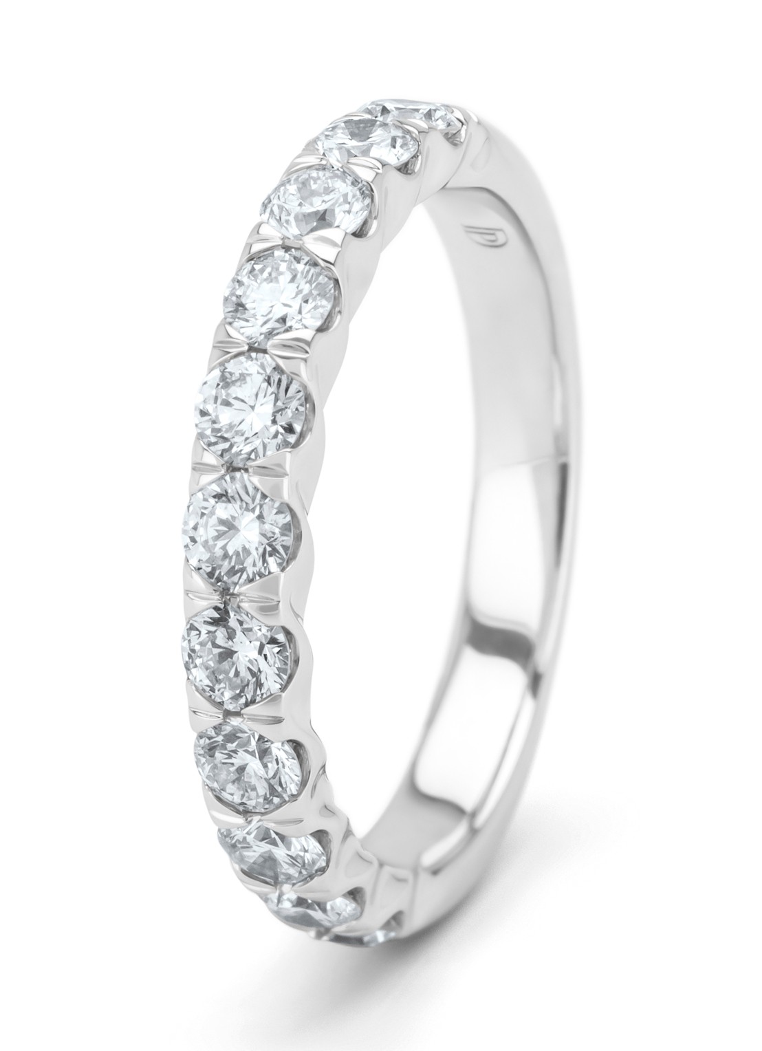 Diamond Point Witgouden ring, 1.00 ct diamant, Gallery - detail 4 witgoud