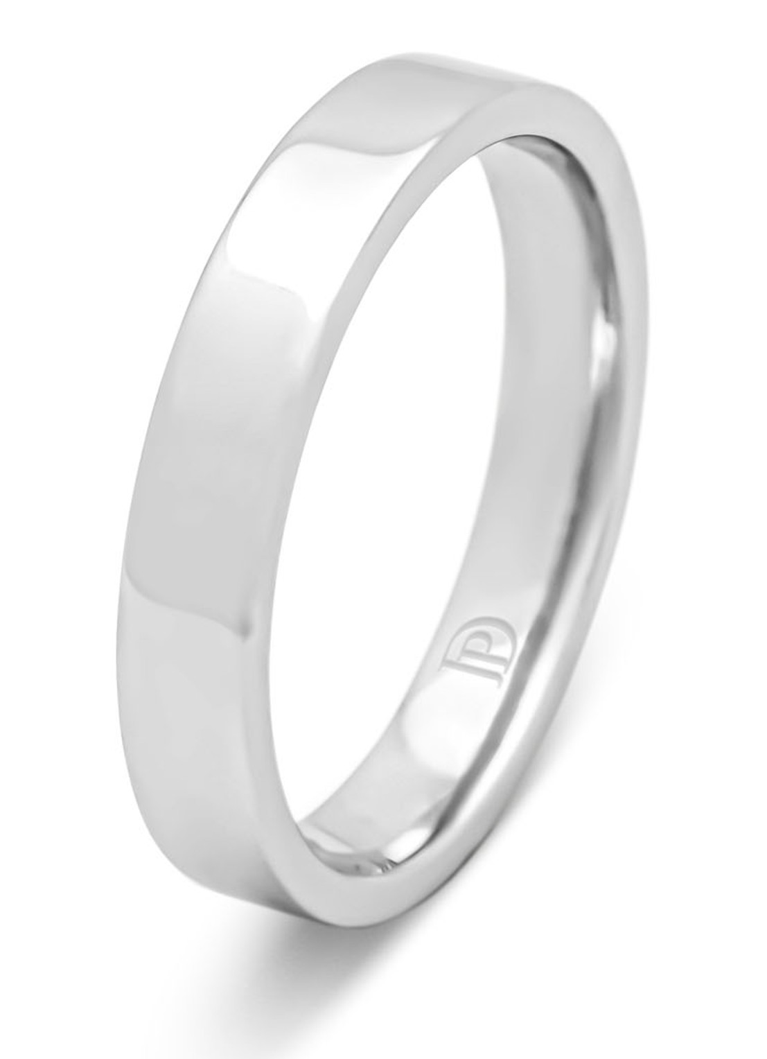 Diamond Point Witgouden ring Wedding - voorkant witgoud
