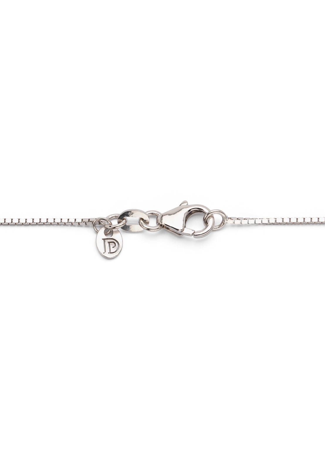 Diamond Point Witgouden venetiaans collier Timeless Treasures (45cm) - detail witgoud