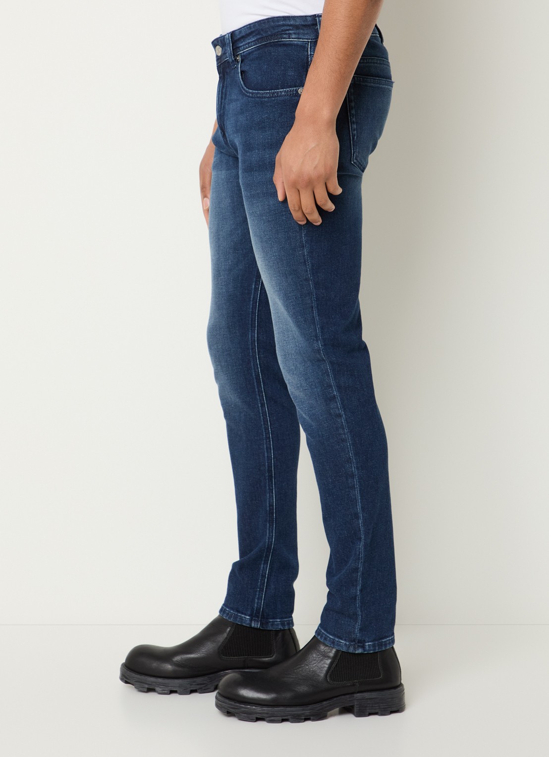 Diesel 1979 Sleenker skinny jeans met donkere wassing - detail 2 indigo
