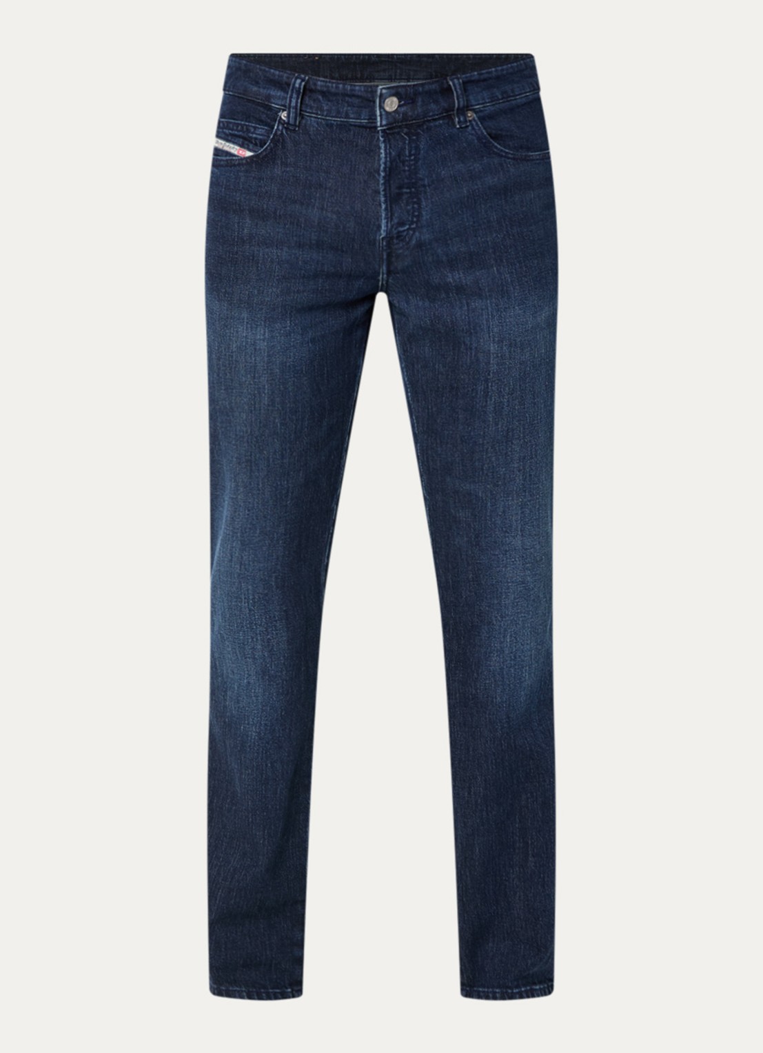 Diesel 1993 D-Vyl slim fit jeans met donkere wassing - voorkant 2 indigo