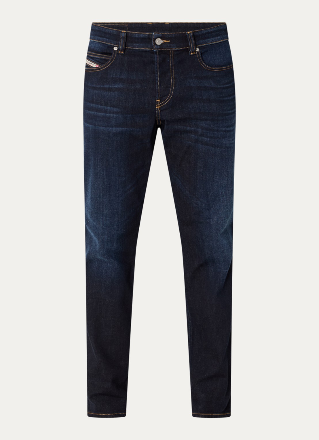Diesel 1993 D-Vyl slim fit jeans met donkere wassing - voorkant 4 indigo