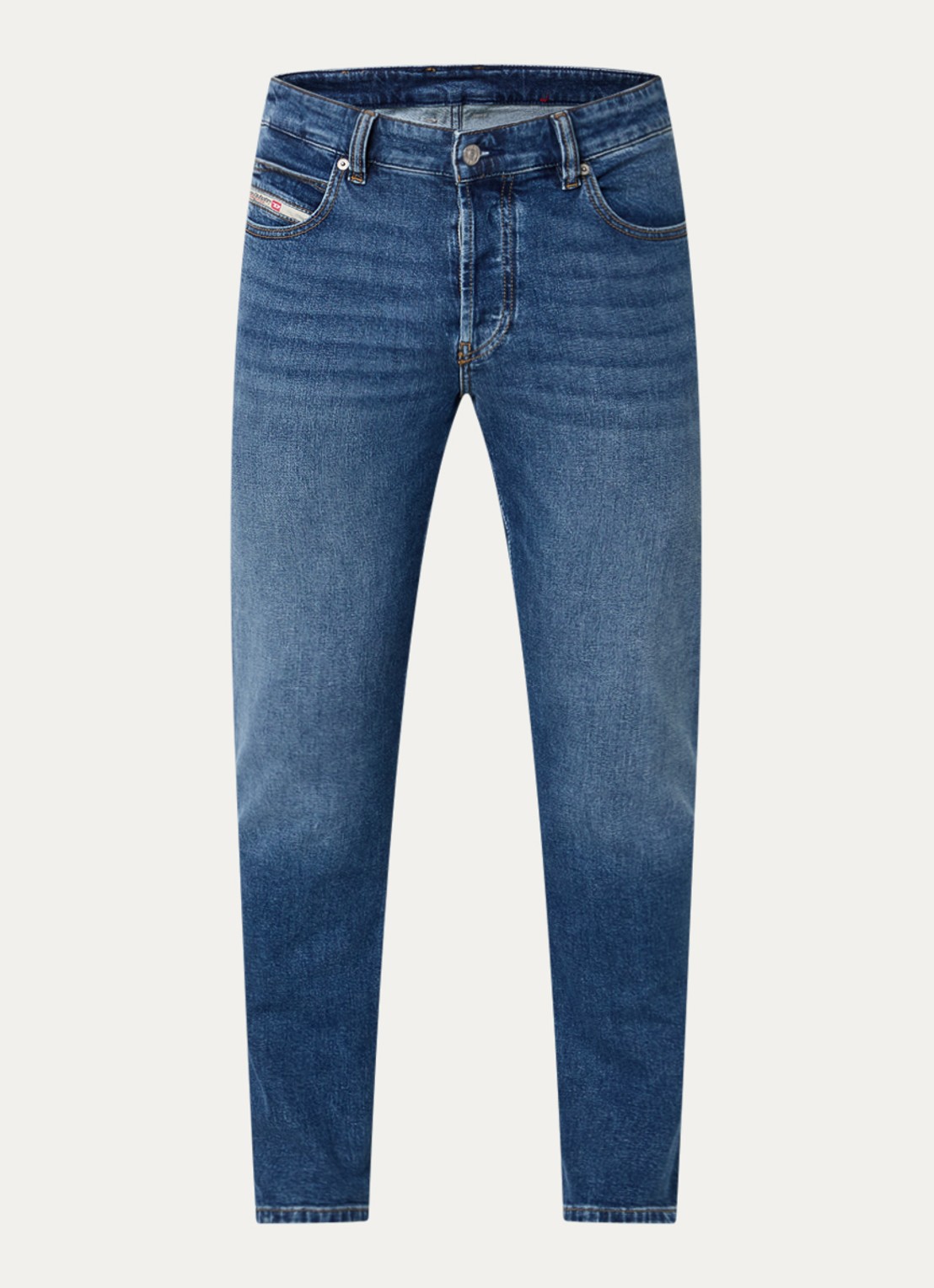 Diesel 1993 D-VYL slim fit jeans met medium wassing - voorkant indigo