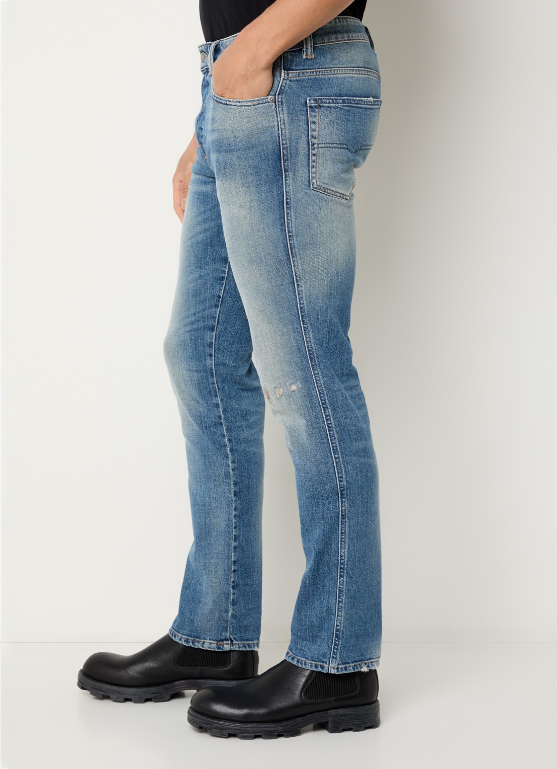 Diesel 1993 D-VYL slim fit jeans met medium wassing - detail 5 indigo