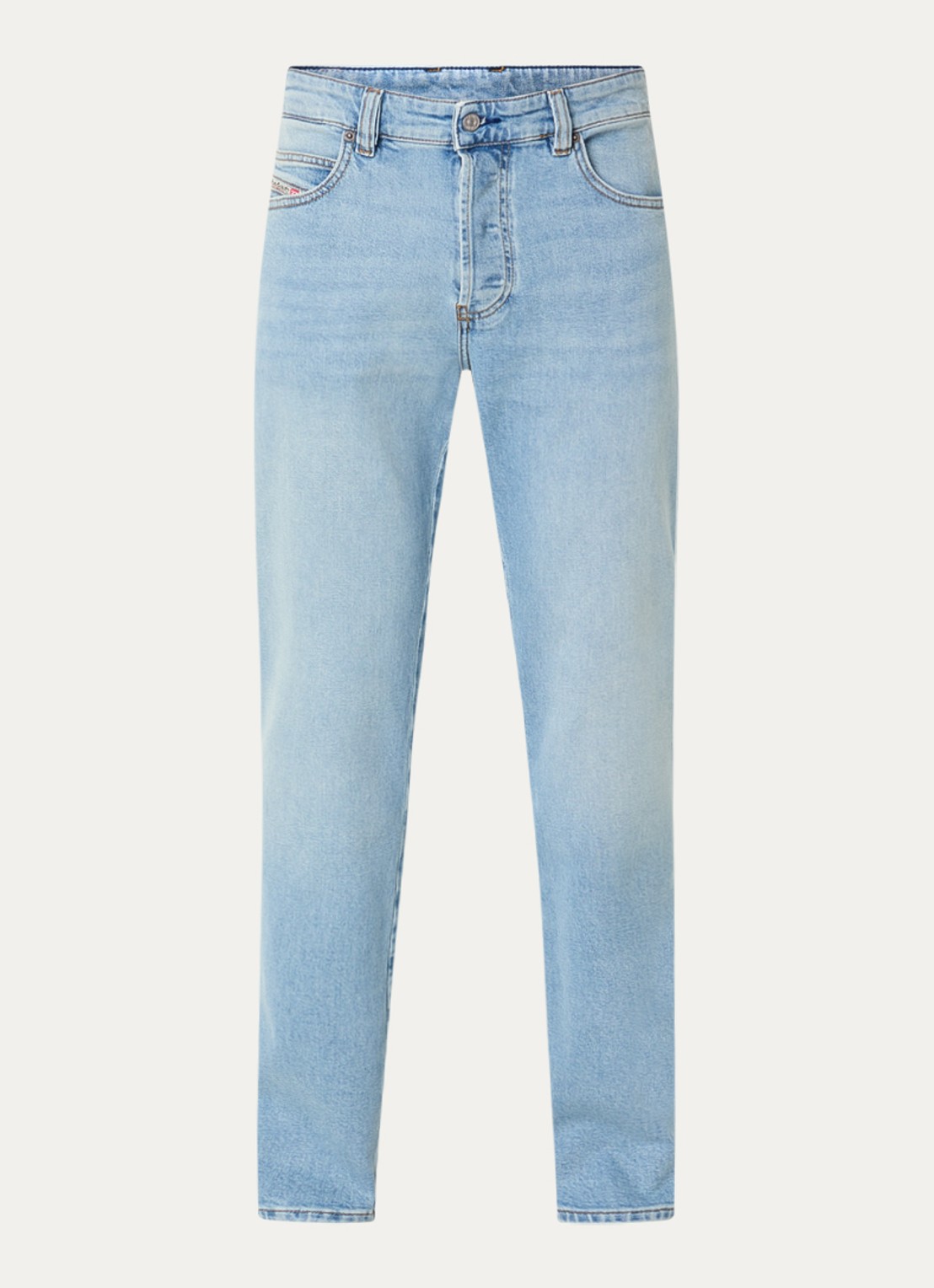 Diesel 1993 D-VYL slim fit jeans met medium wassing - voorkant 4 indigo