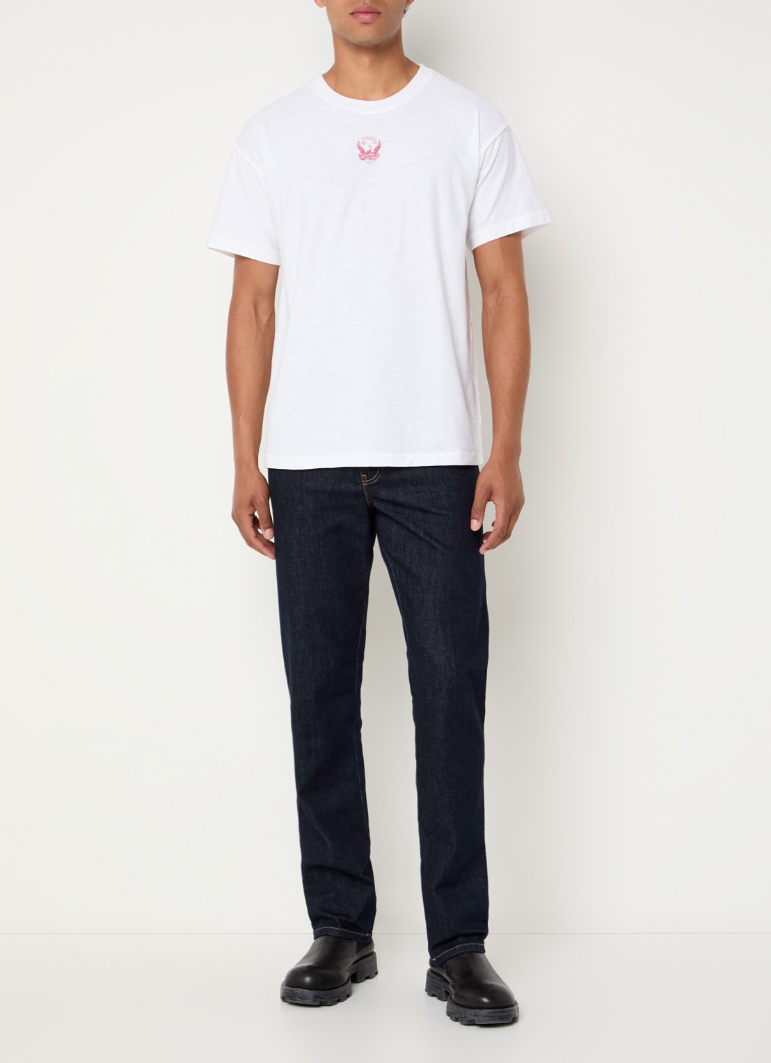 Diesel 1993 D-Vyl straight leg jeans met donkere wassing - voorkant 3 indigo