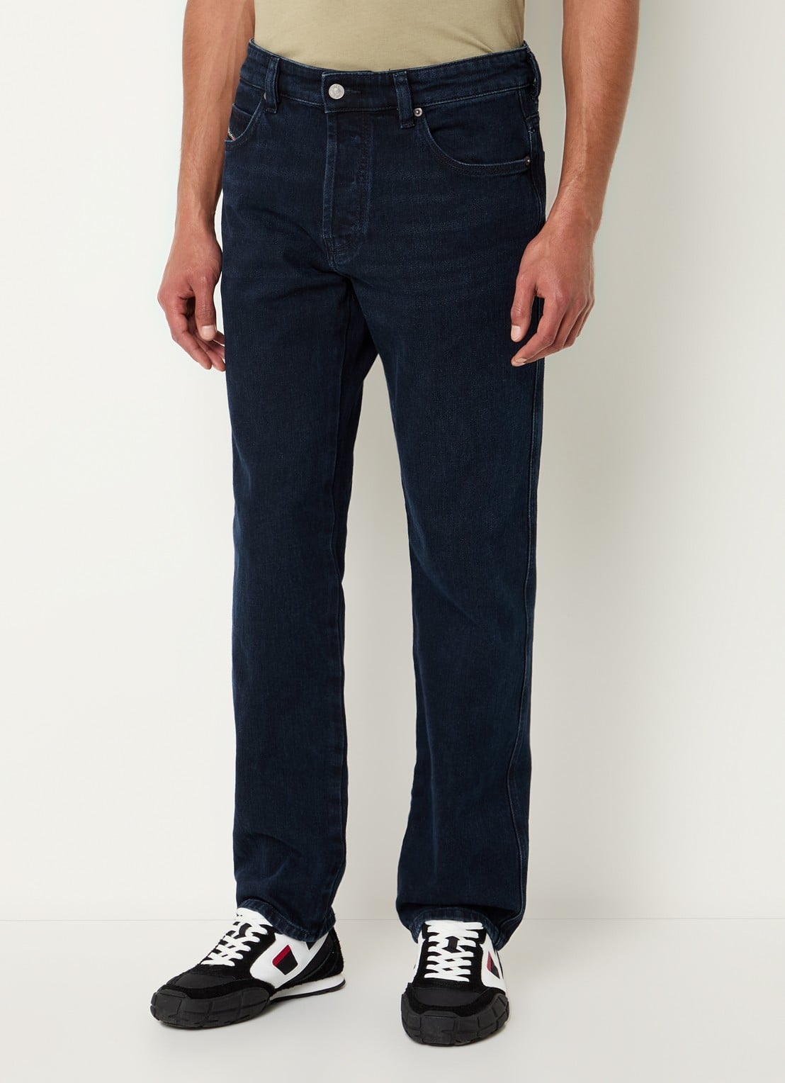 Diesel 1993 D-Vyl straight leg jeans met donkere wassing  - detail 4 indigo