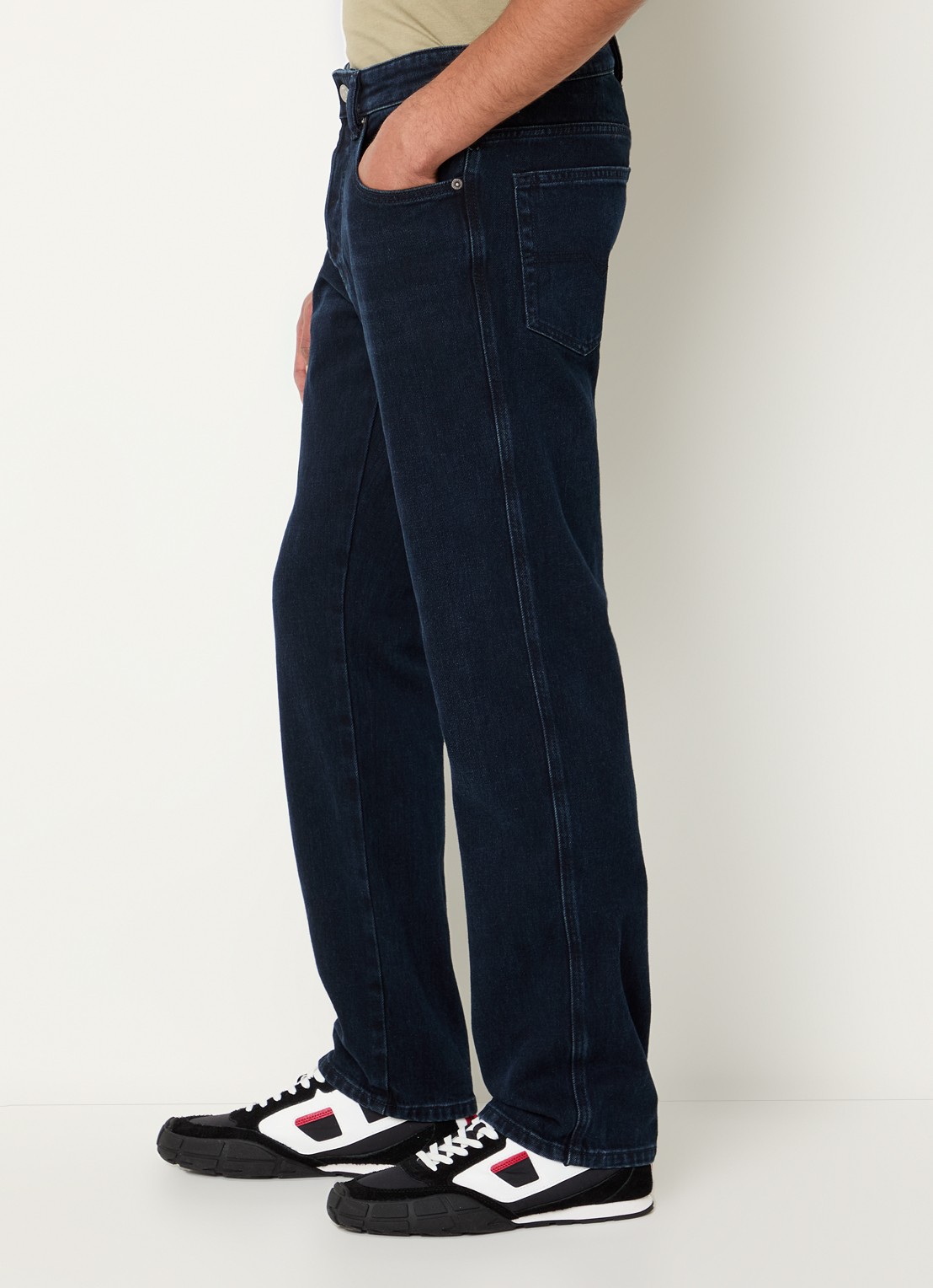 Diesel 1993 D-Vyl straight leg jeans met donkere wassing  - detail 5 indigo
