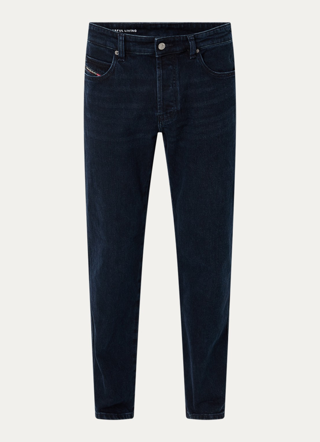 Diesel 1993 D-Vyl straight leg jeans met donkere wassing  - voorkant 2 indigo