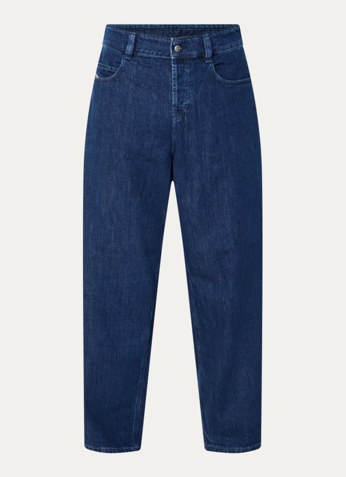 Diesel 1997 wide leg jeans met donkere wassing - voorkant 4 indigo