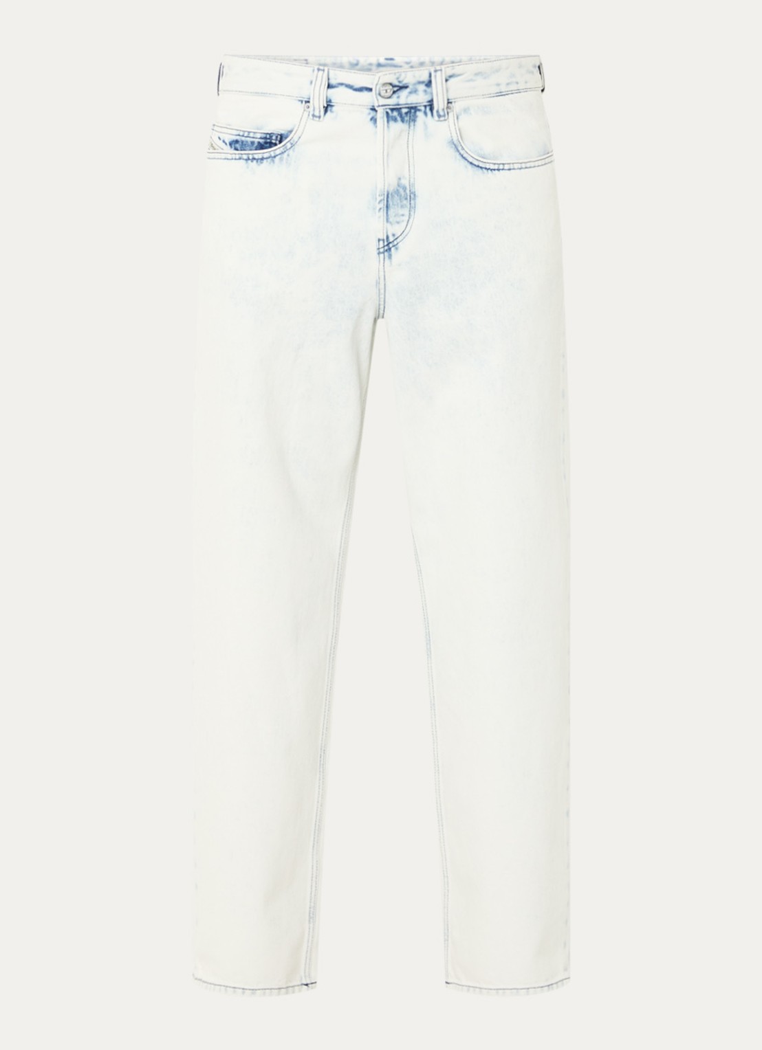 Diesel 2001 D-Marco loose fit jeans met steekzakken - voorkant 3 lichtblauw