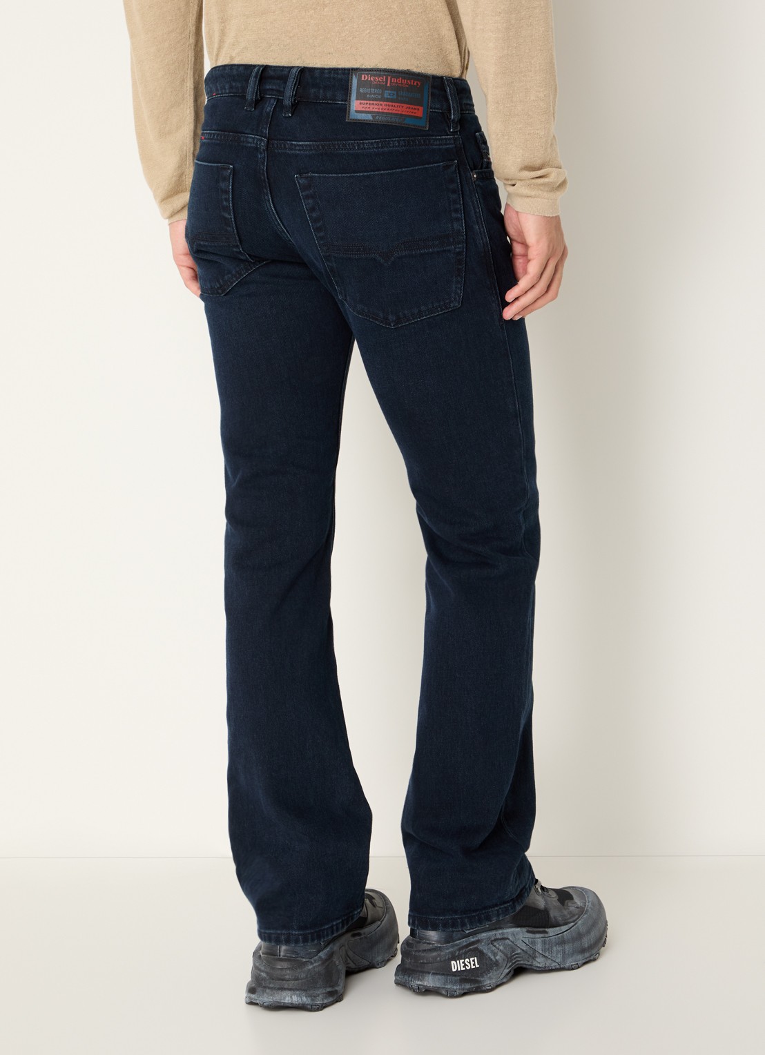 Diesel 2007 Zatiny slim fit jeans met donkere wassing - achterkant indigo
