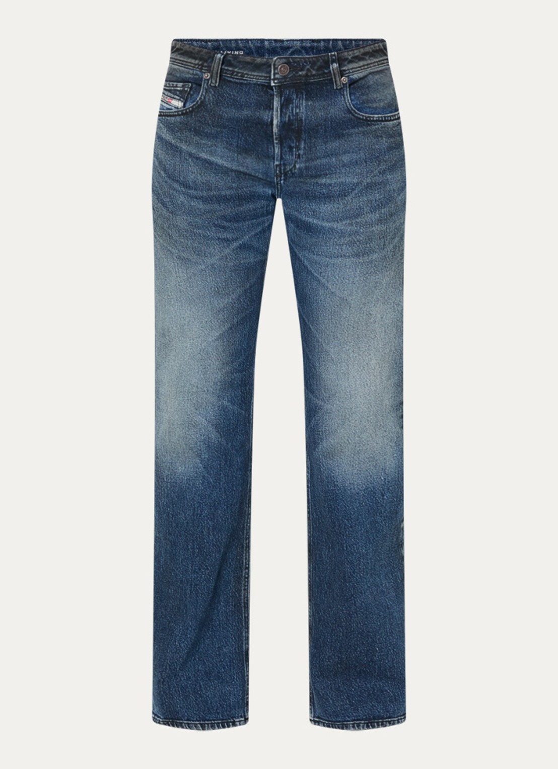 Diesel 2007 Zatiny straight leg jeans met medium wassing - voorkant 4 indigo