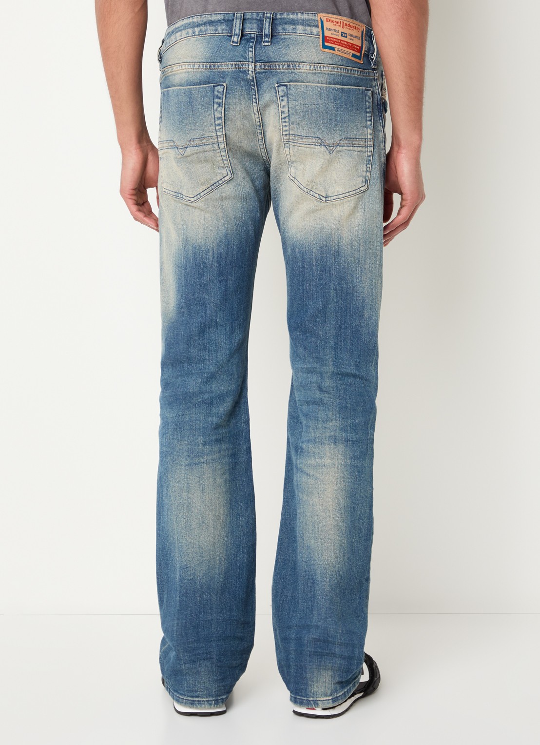 Diesel 2007 Zatiny straight leg jeans met medium wassing - achterkant 5 indigo